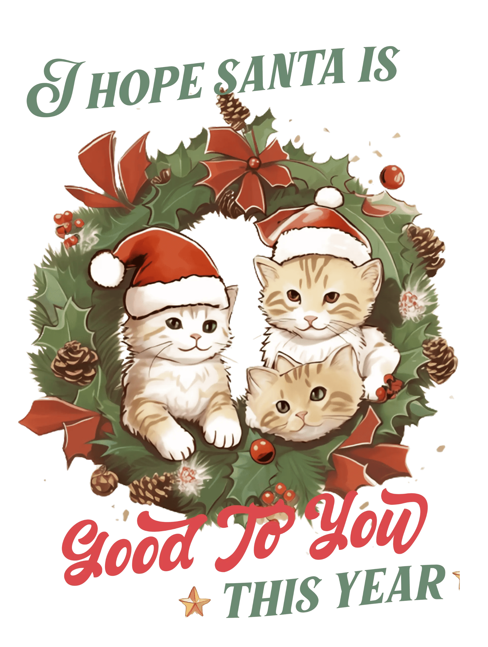 I Hope Santa Is Good to You Design