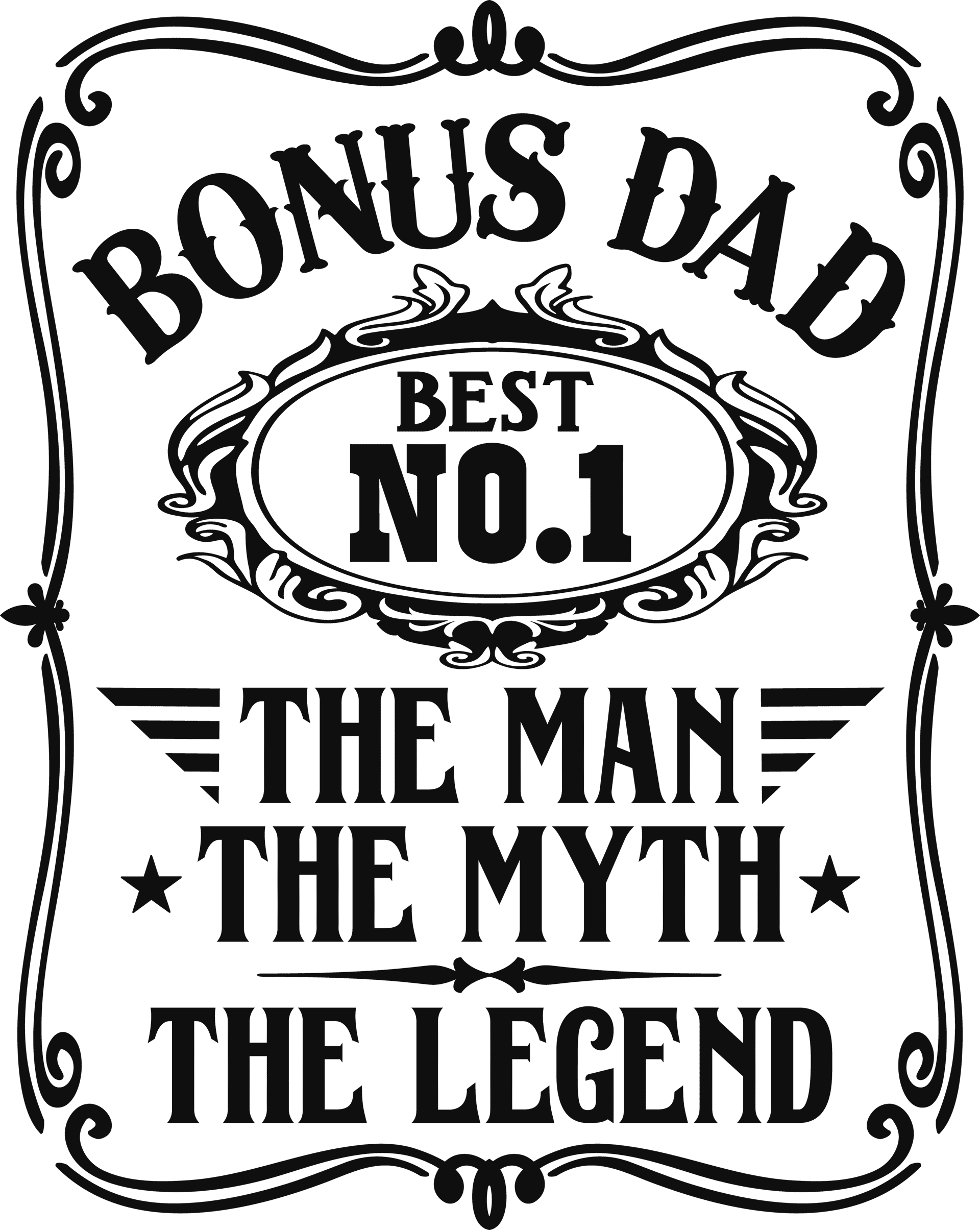 Bonus Dad Design - DTF Ready To Press
