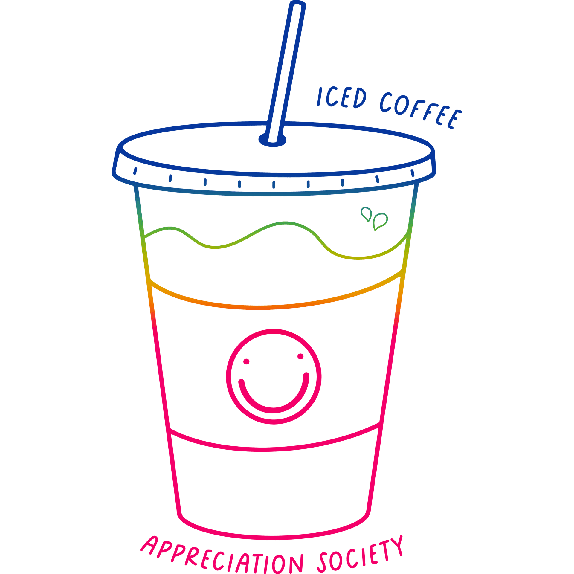 Iced Coffee Appreciation Society Design