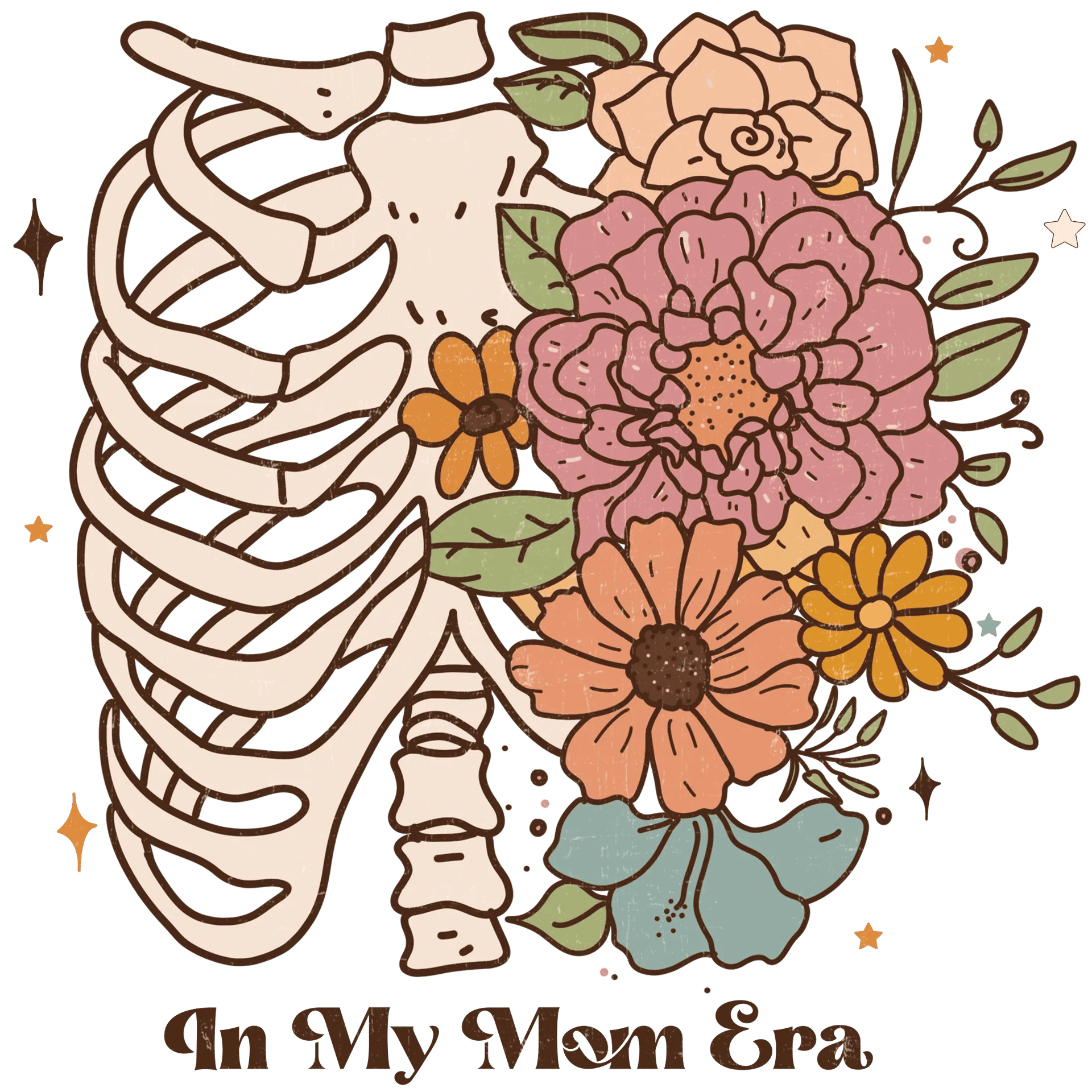 In My Mom Era Design - DTF Ready To Press