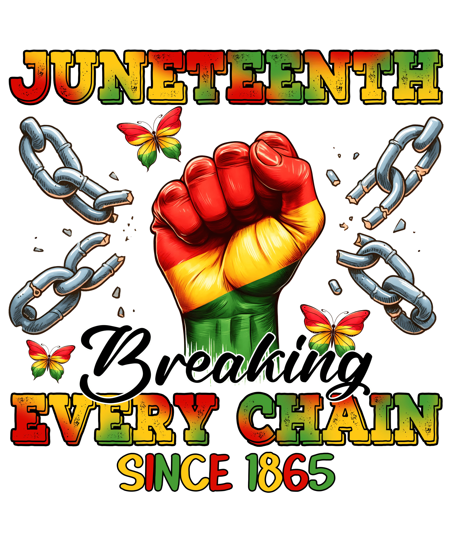 Juneteenth Breaking Every Chain Since 1865