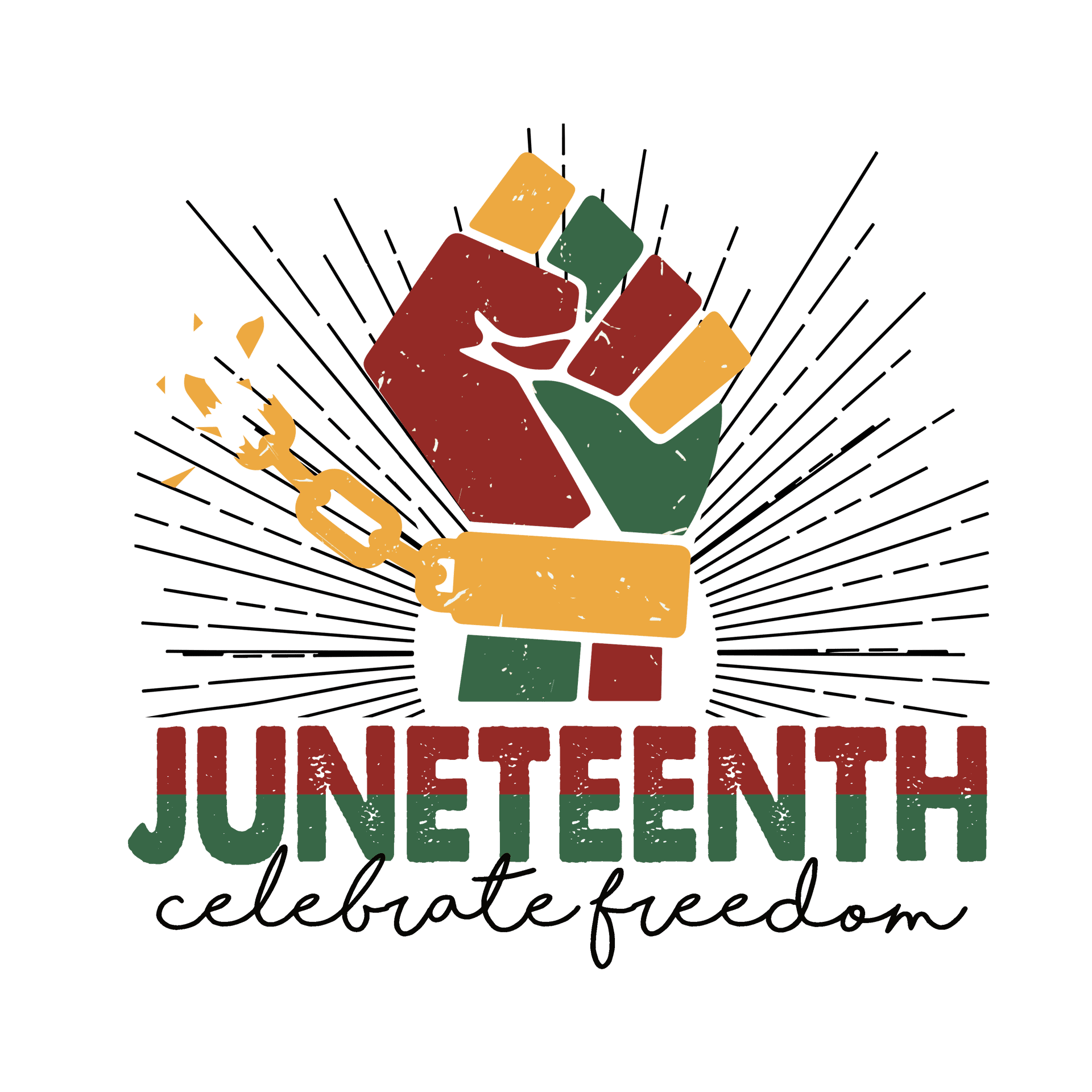 Juneteenth Celebrate Freedom Design
