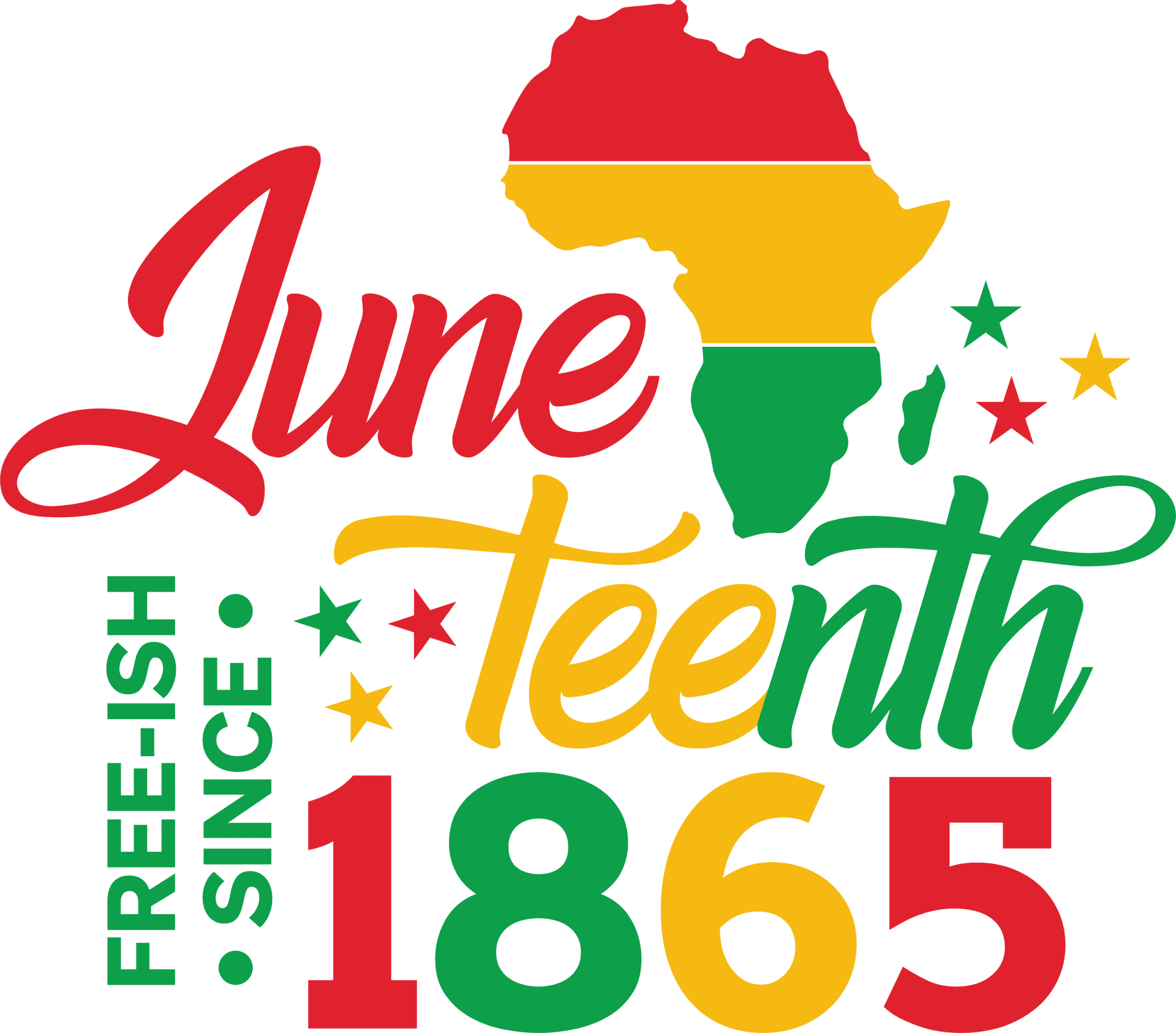 Juneteenth Free-ish Since 1865 Design DTF (V1)
