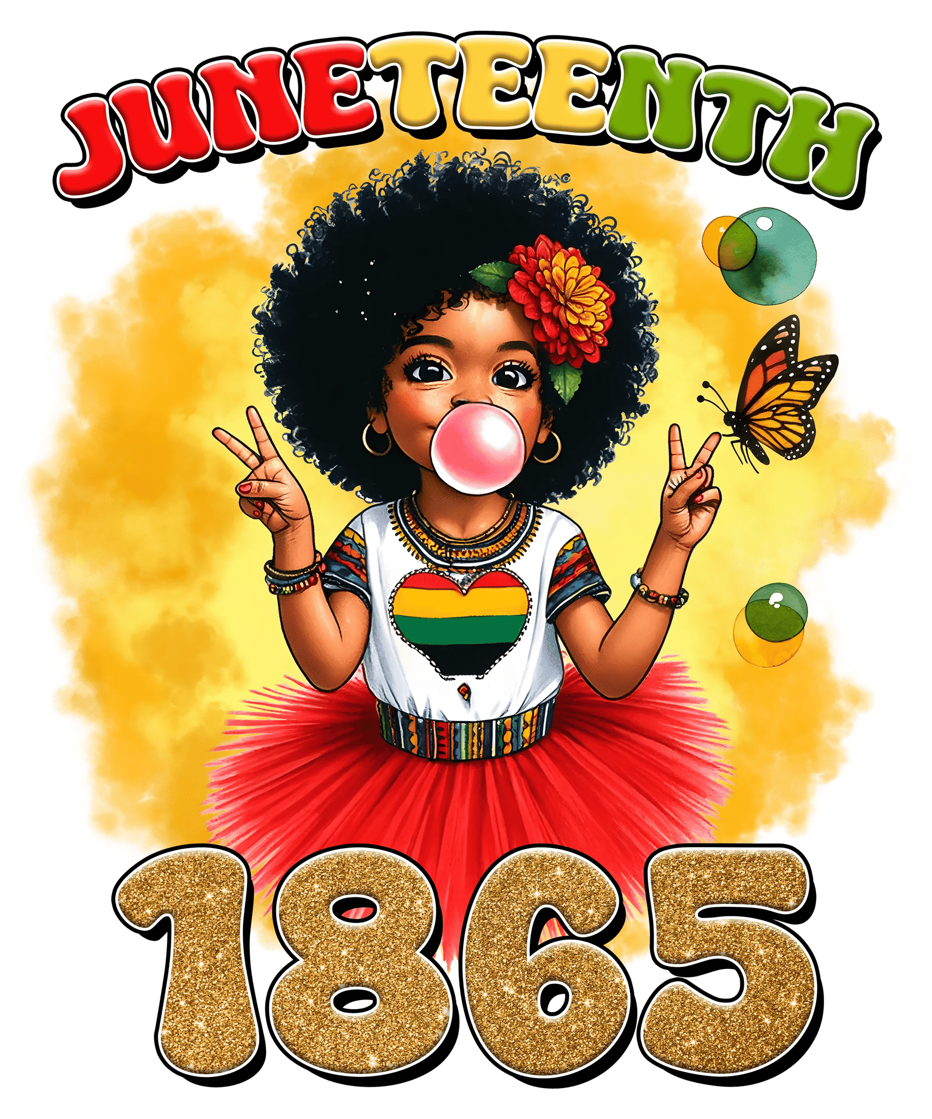 Juneteenth Kids Design - DTF Ready To Press