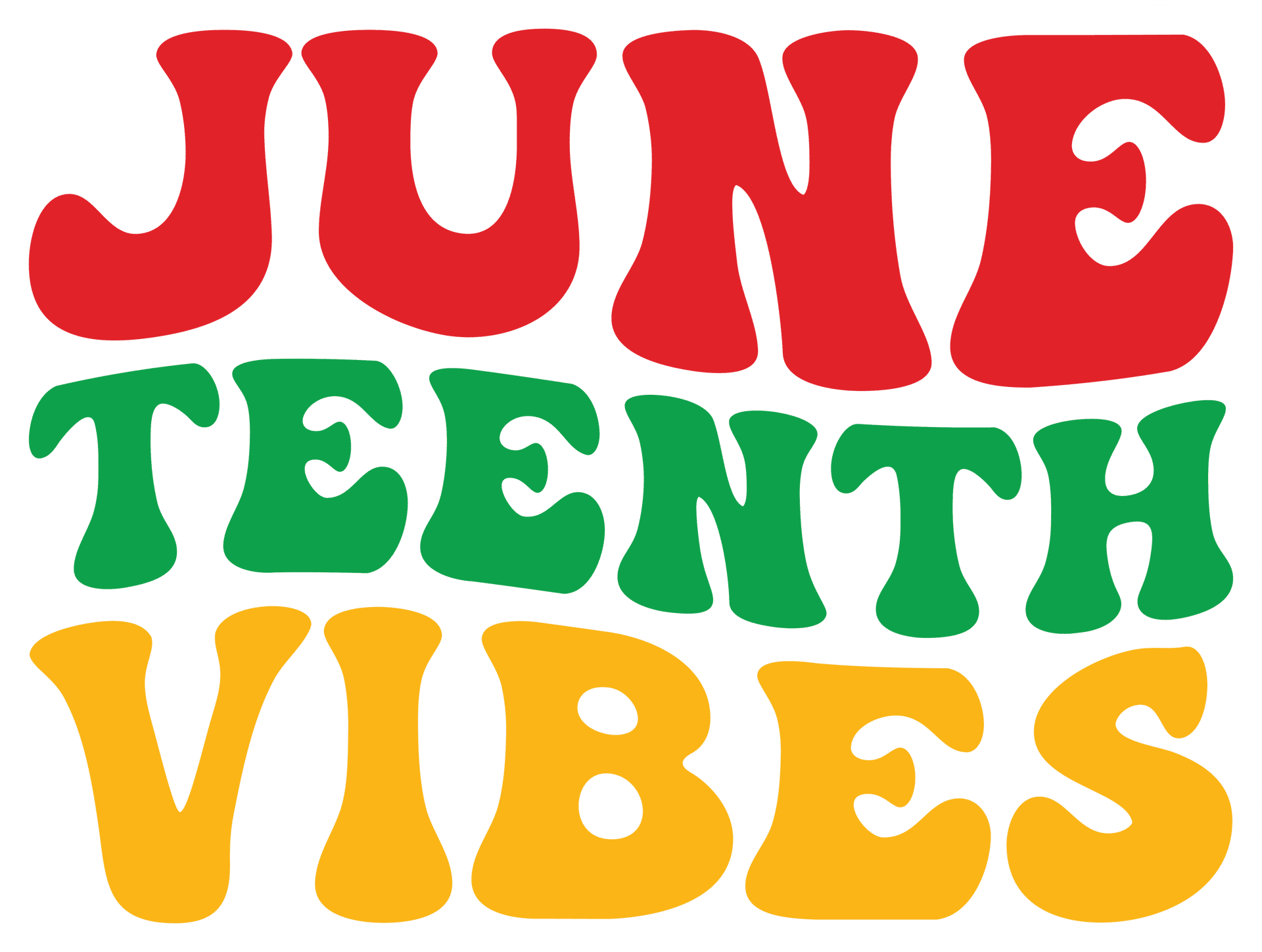 Juneteenth Vibes Design DTF-Ready to Press (V2)