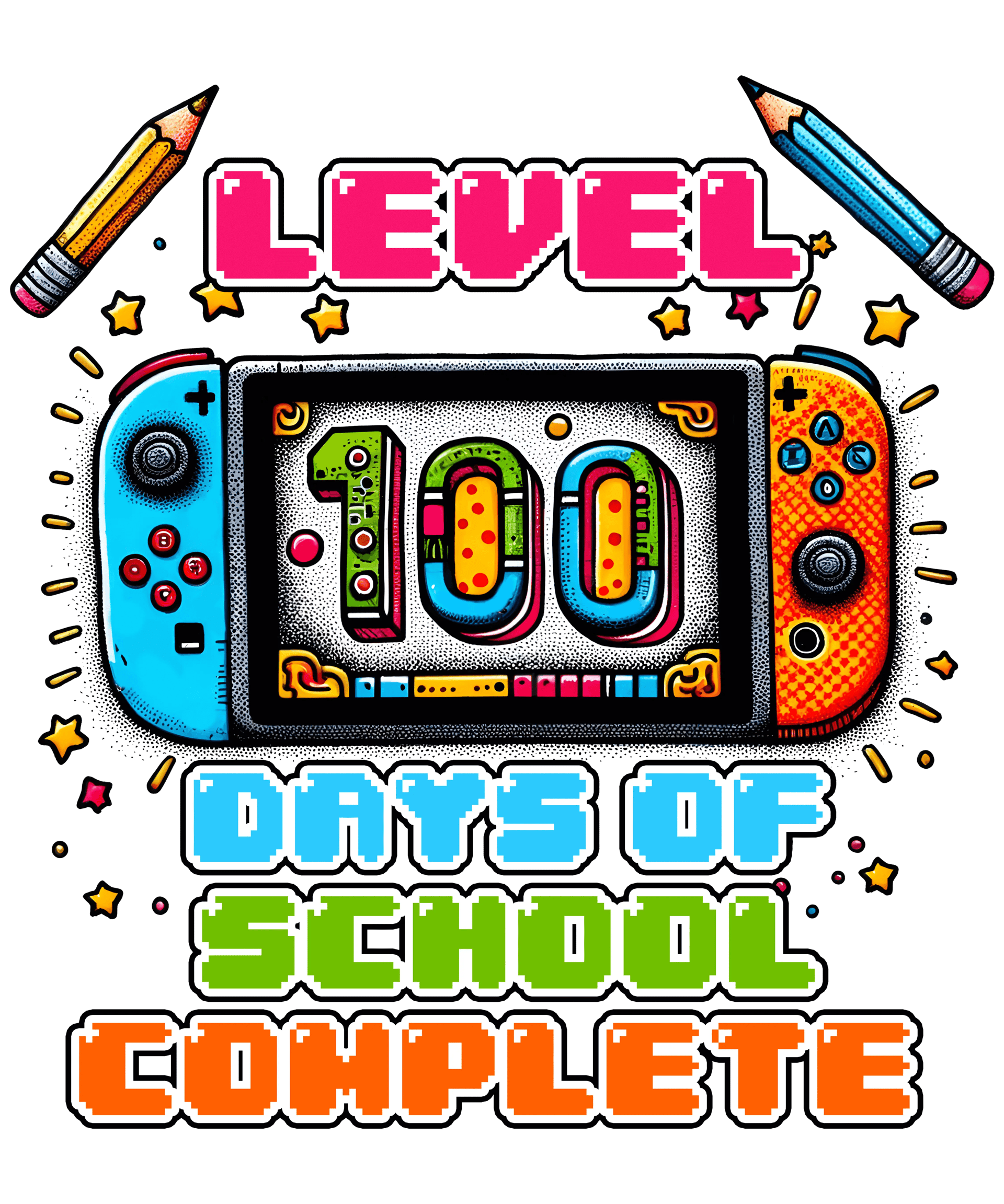 Level 100 Days of School Complete Design