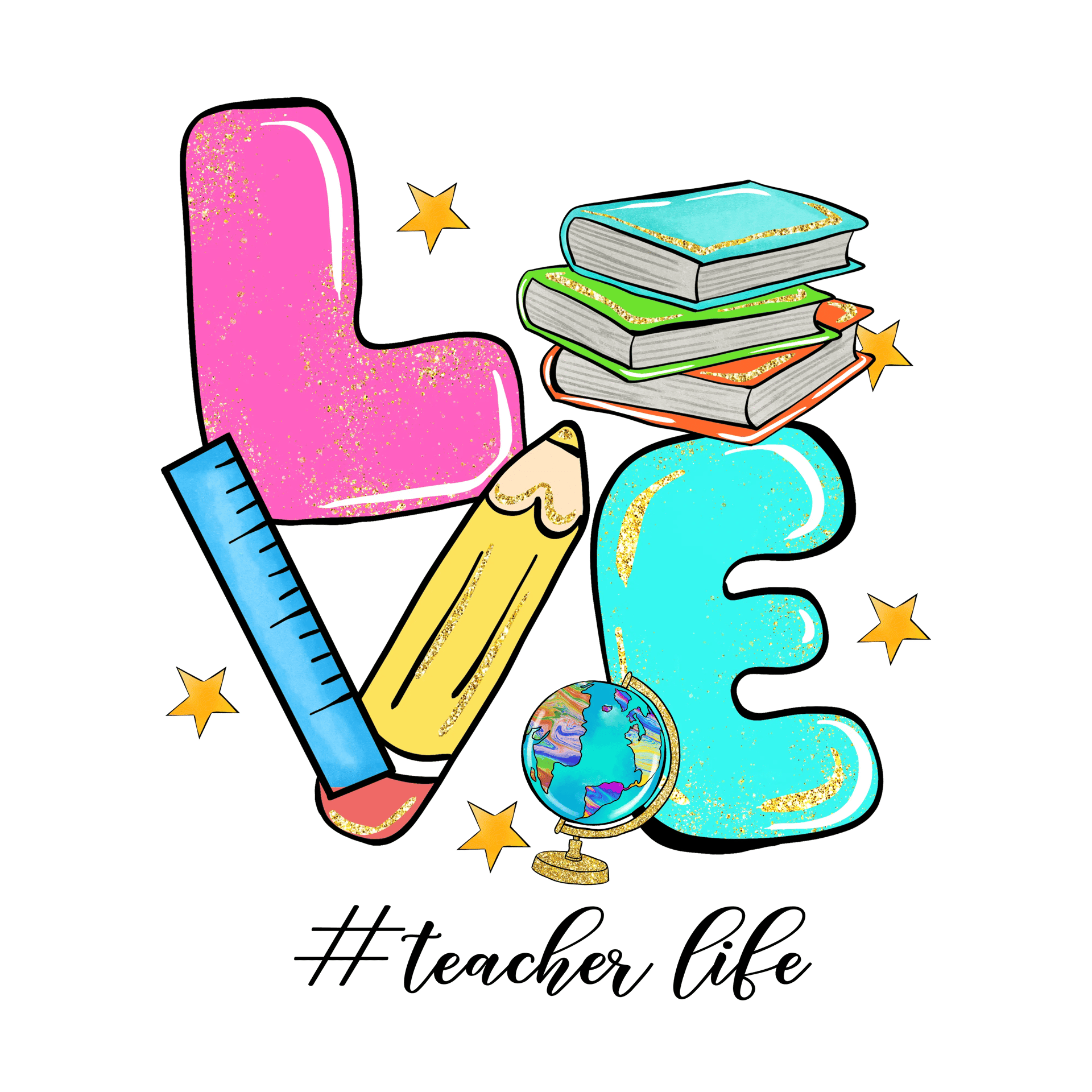 Living That Teacher Life Design Ready to Press
