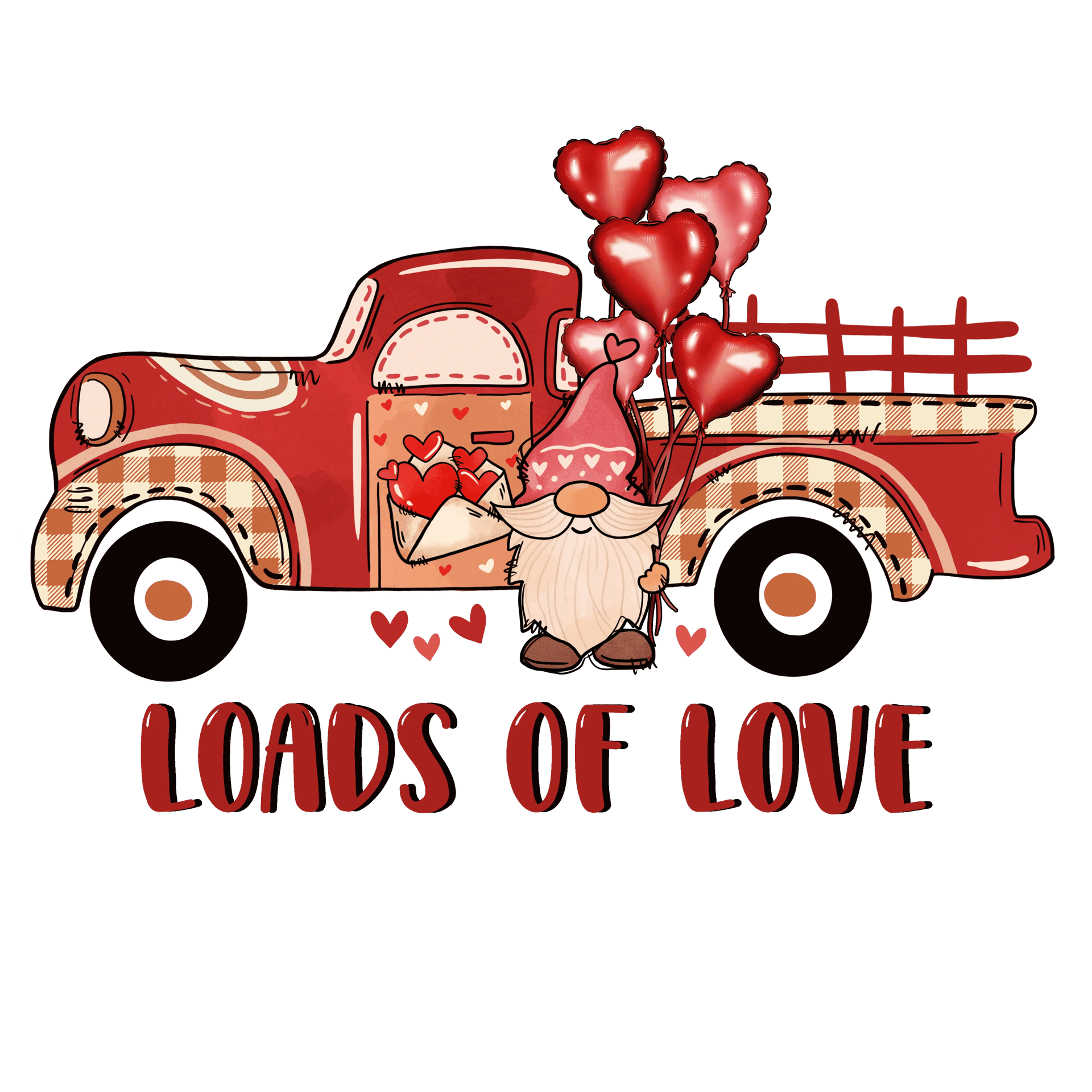 Loads of Love Valentine's Day Truck Design