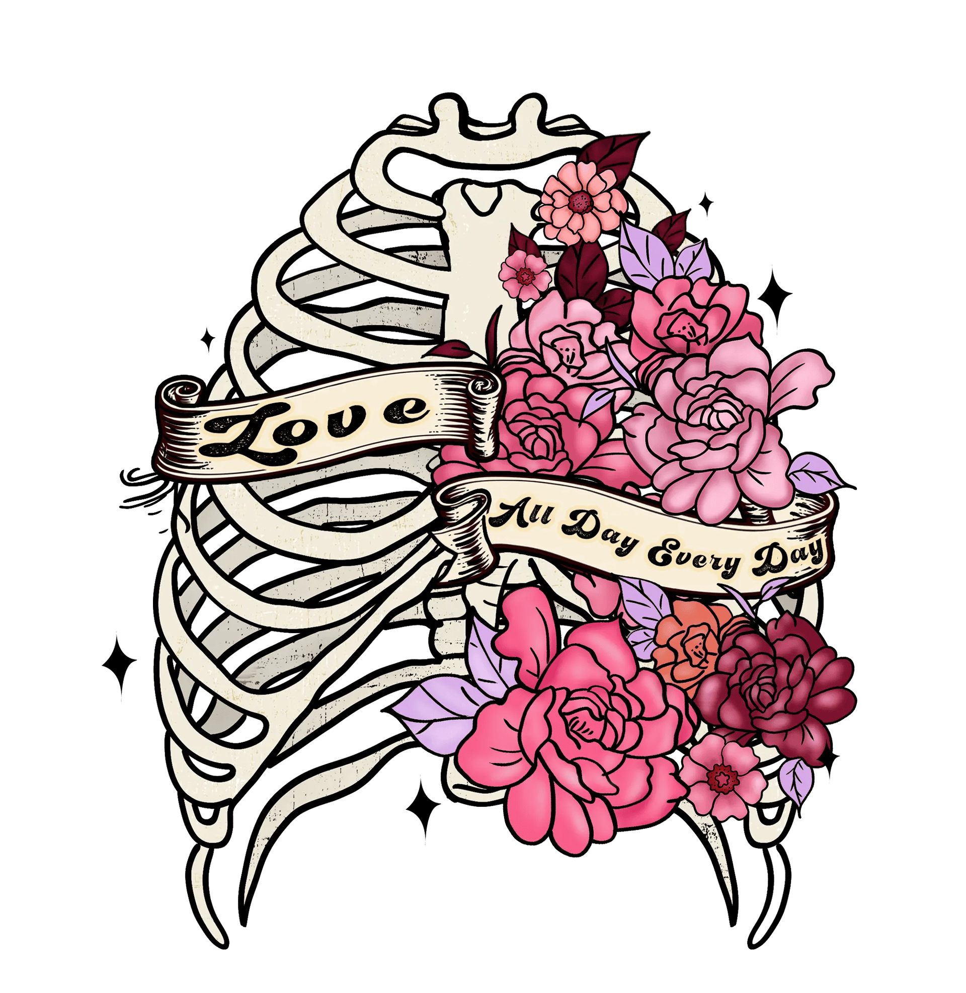 Love All Day Every Day Valentine's Design