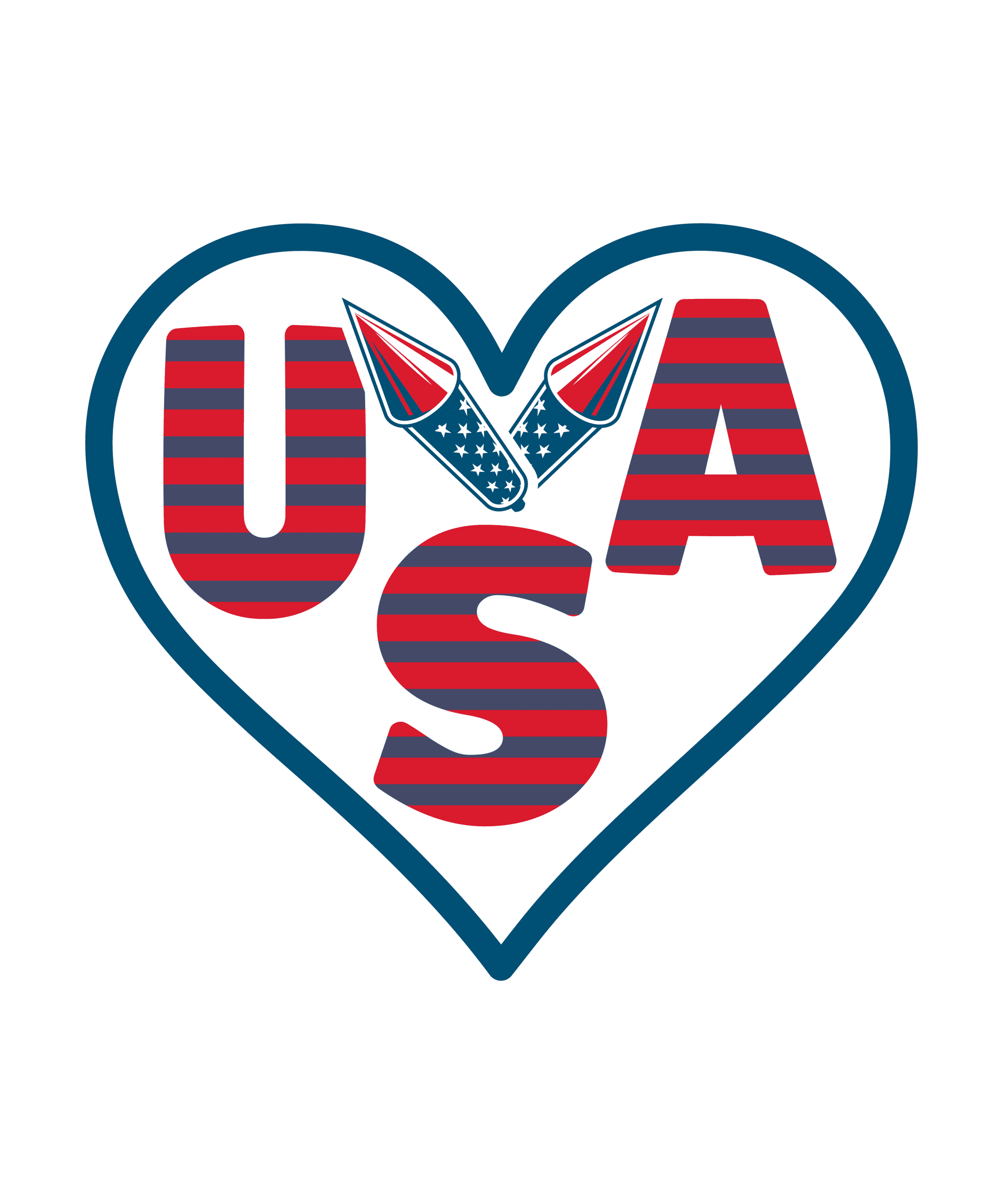 Love USA Design - DTF Ready To Press
