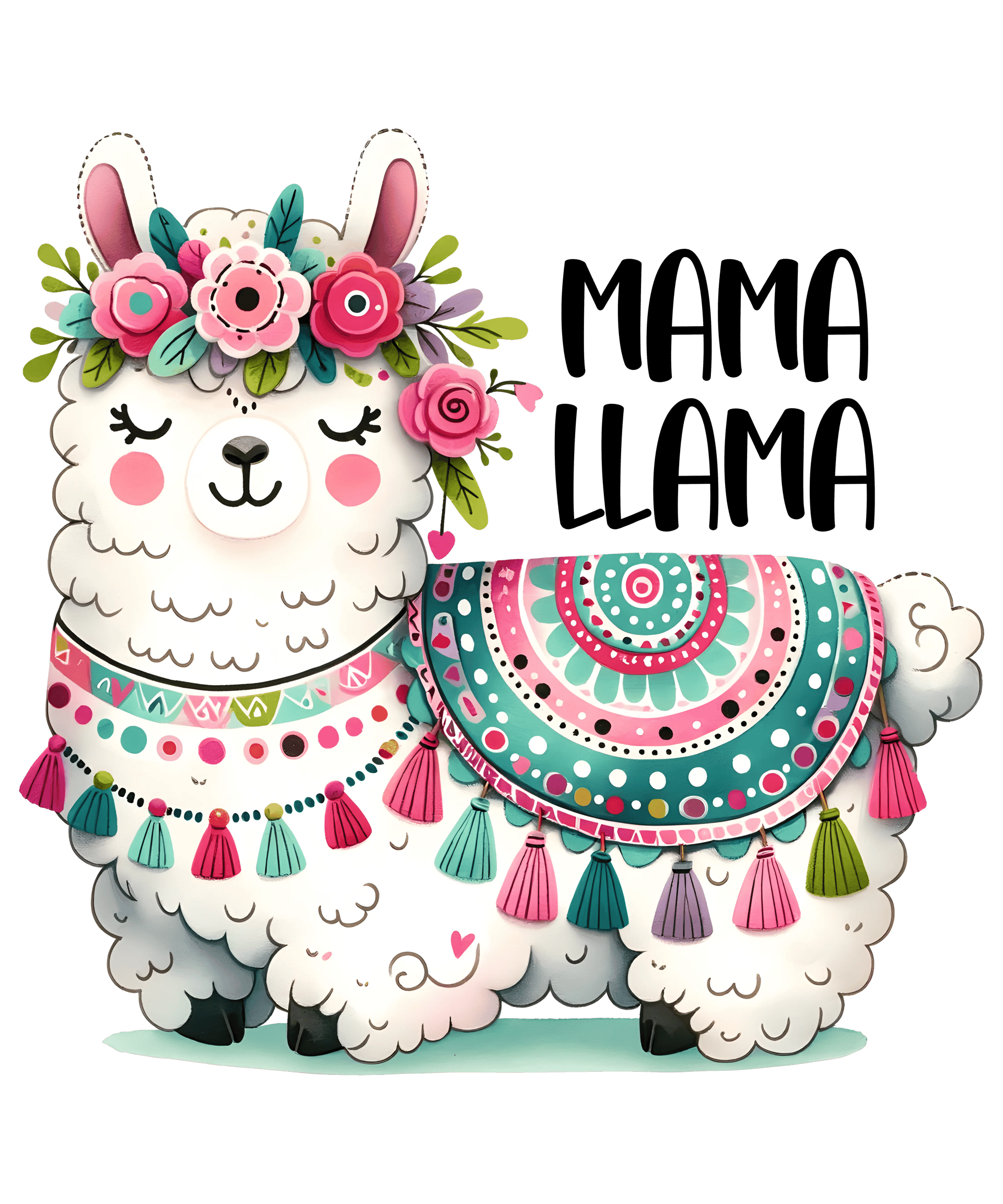 Mama Llama Design - DTF Ready To Press