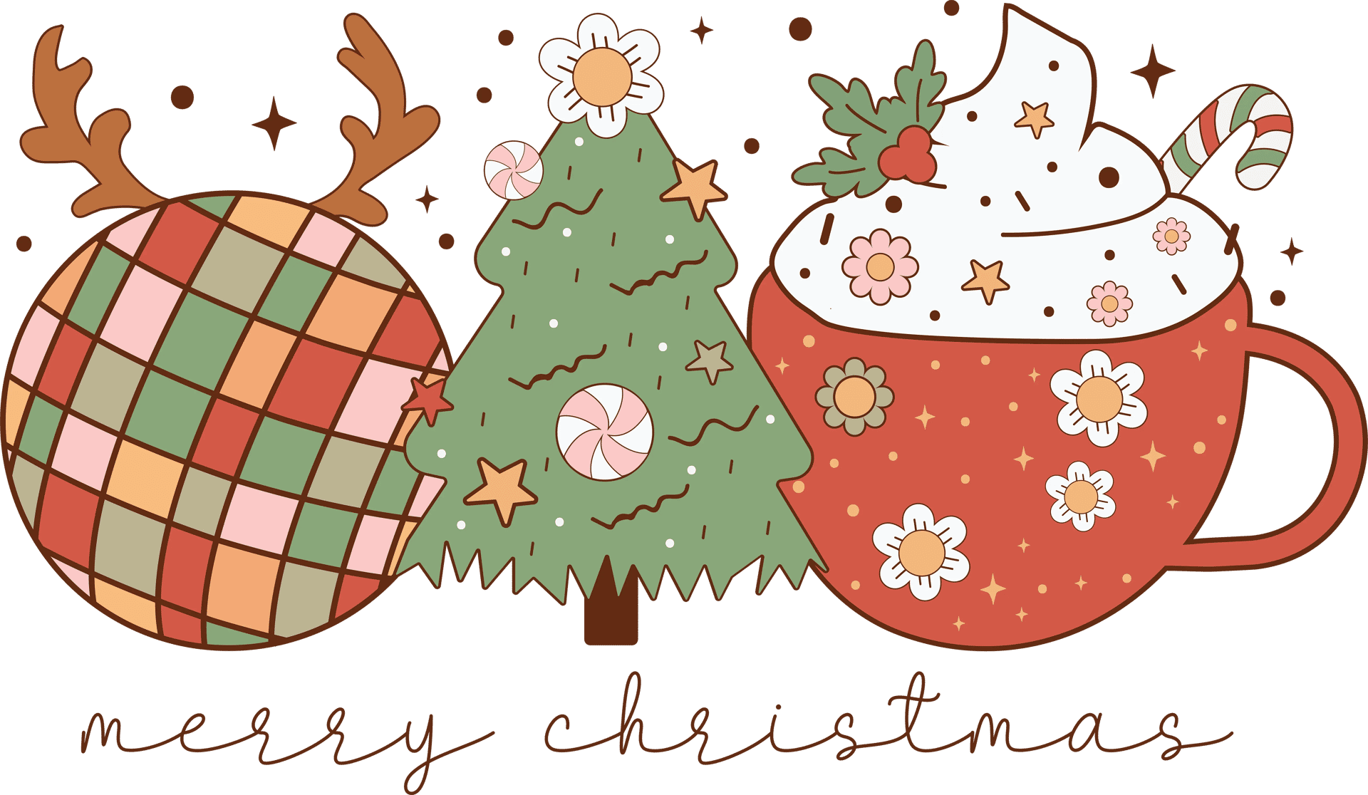 Merry Christmas DTF Design - Ready to Press V19