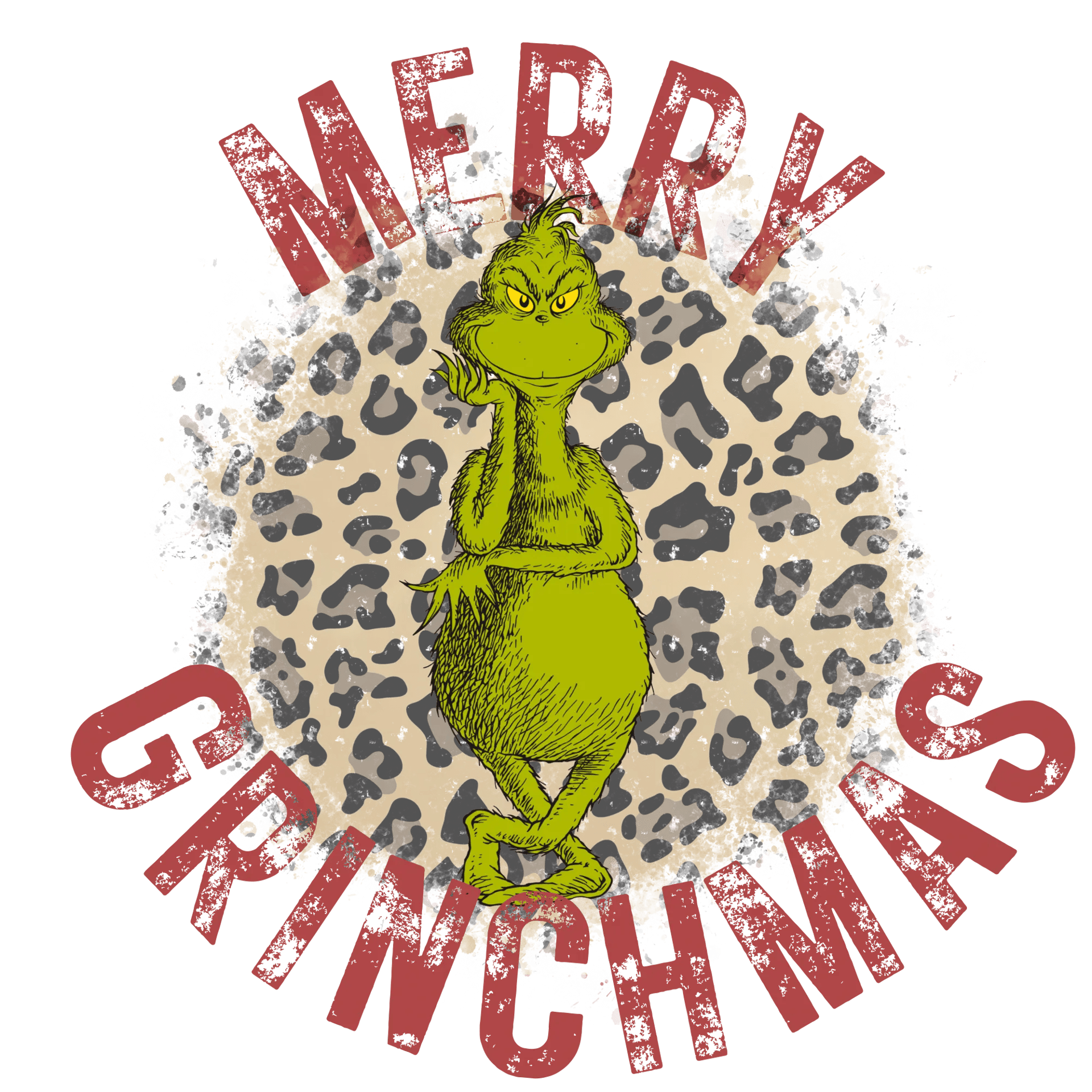 Merry Grinchmas DTF Design - Ready to Press