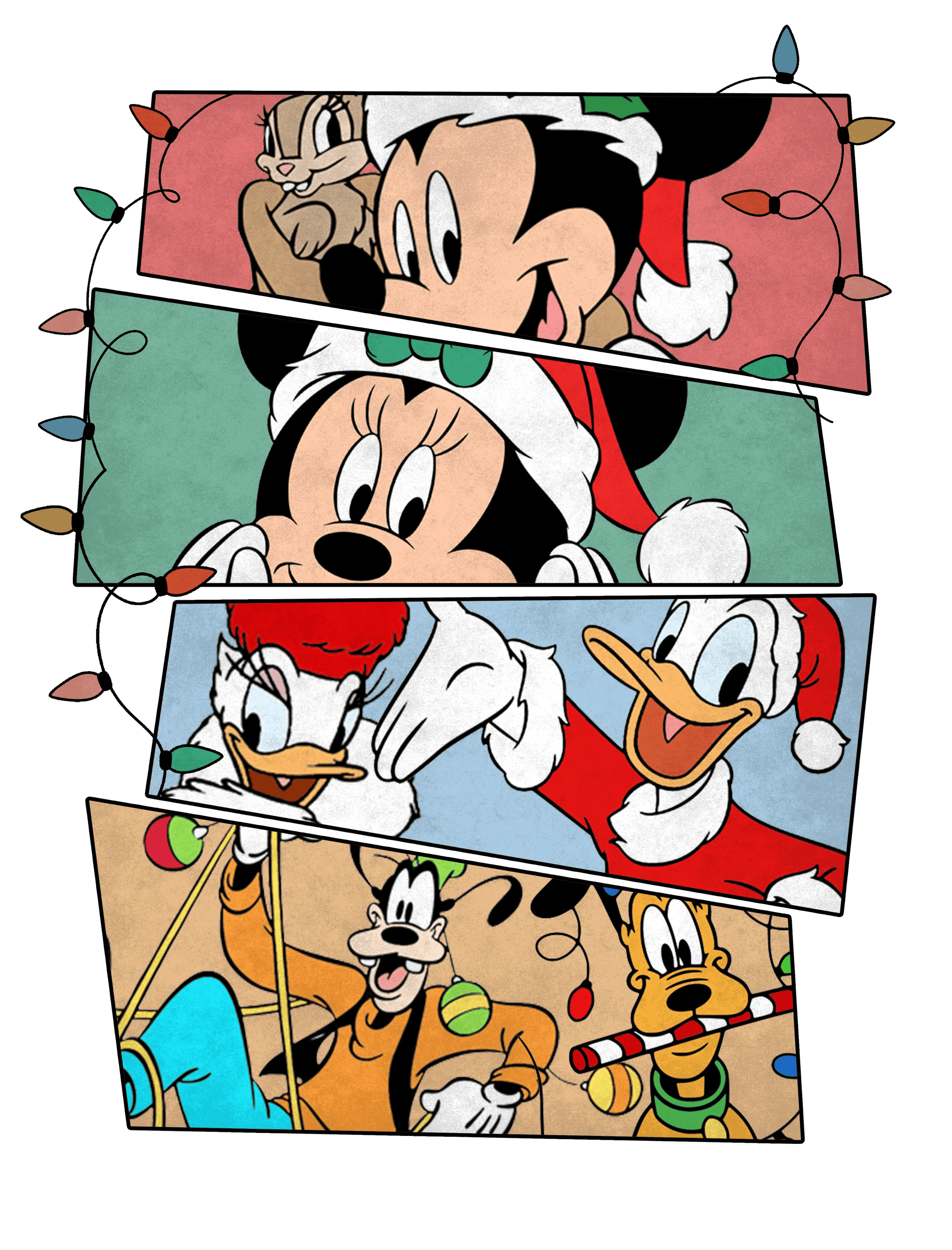 Mickey Mouse Christmas DTF Ready to Press