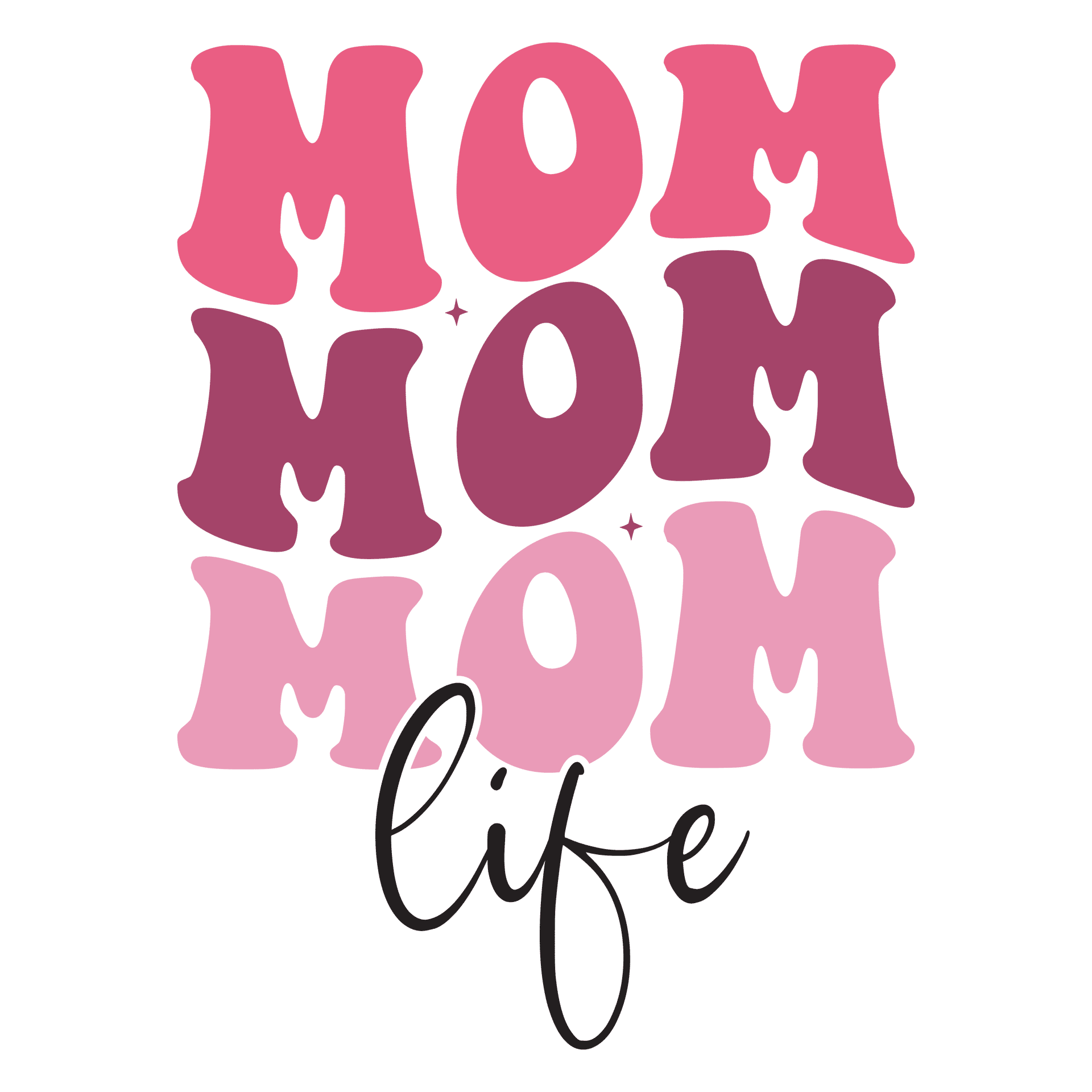 Mom Life DTF Design - Ready to Press V6