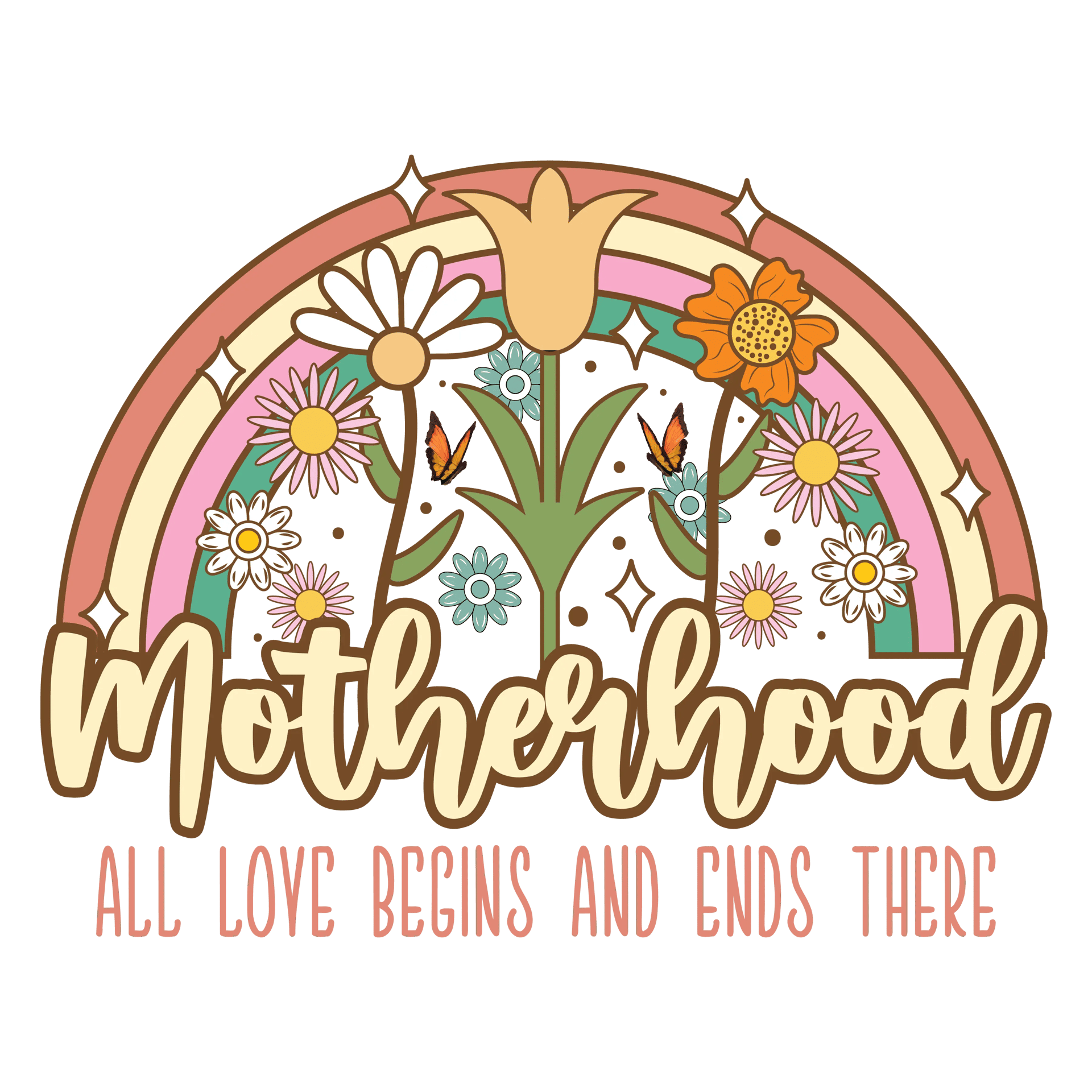 Motherhood DTF Design - Ready to Press V1