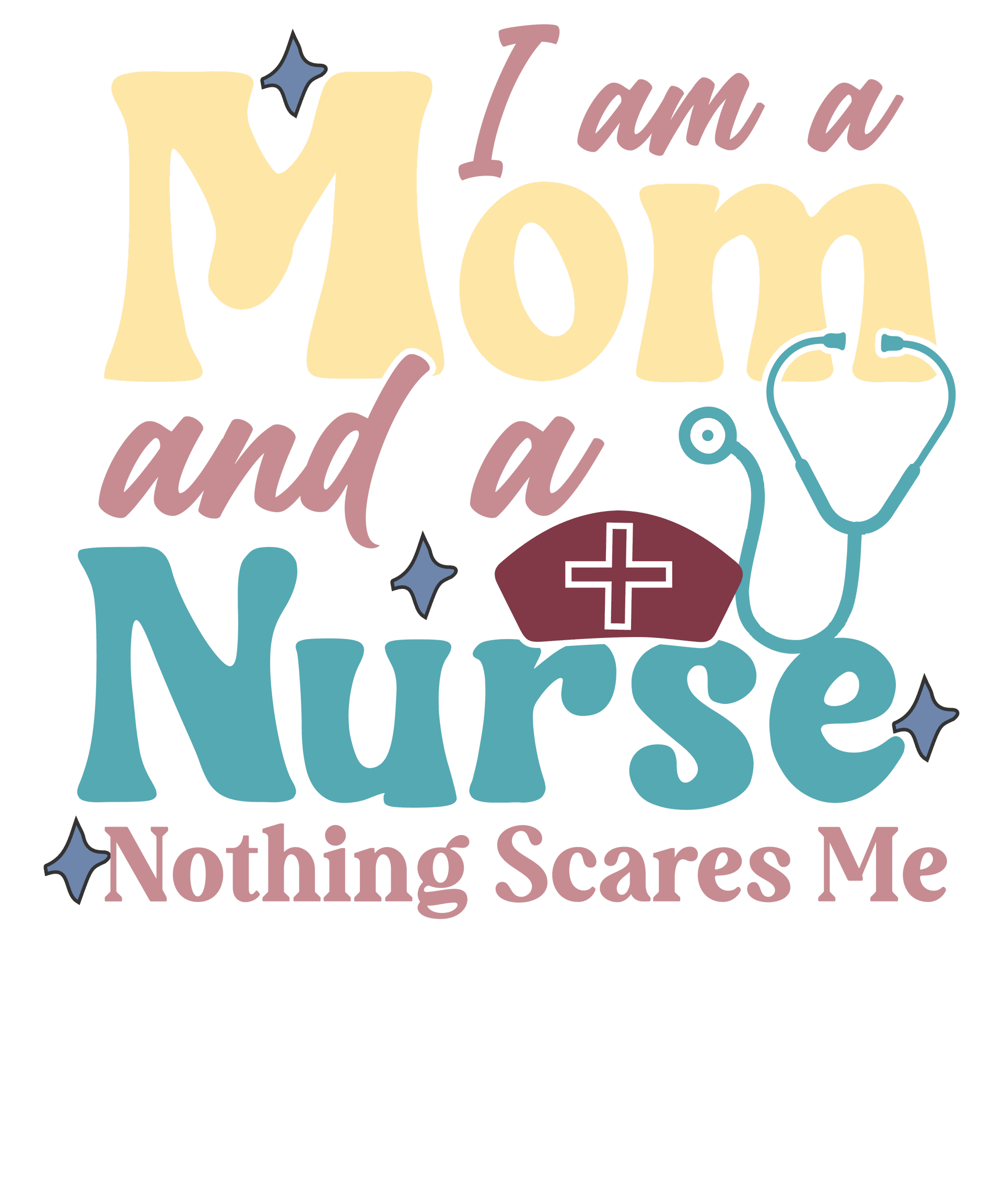 Nurse Mom Design - DTF Ready To Press