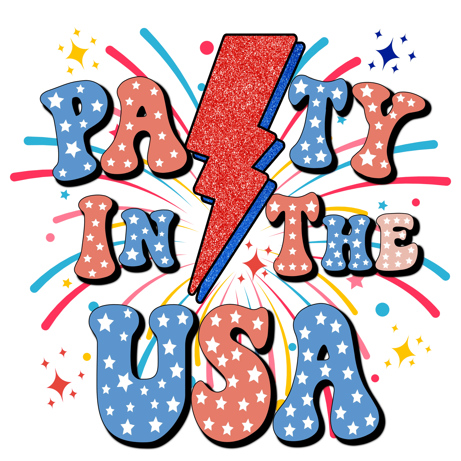 Part In The USA Design - DTF Ready To Press
