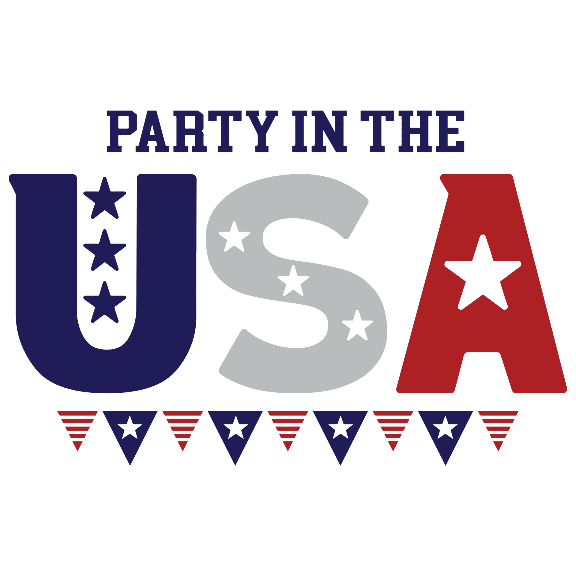 Party in the USA DTF Design - Ready to Press V1