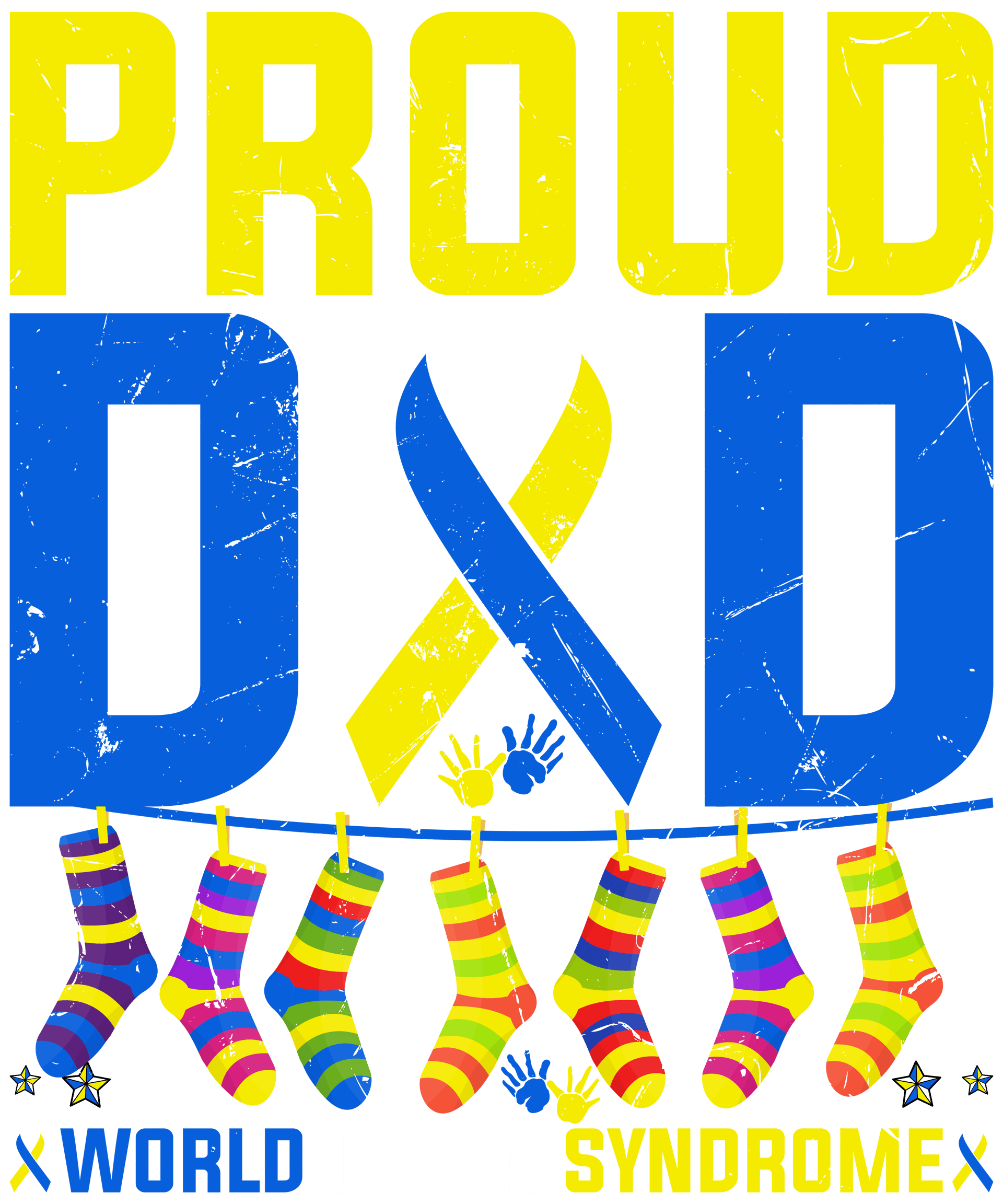 Proud Dad World Down Syndrome Design