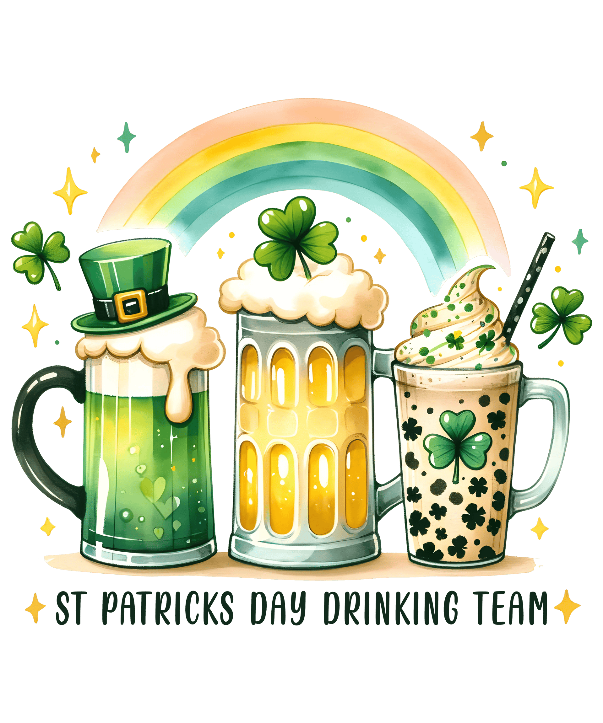 Saint Patrick's Day Funny Beer Design