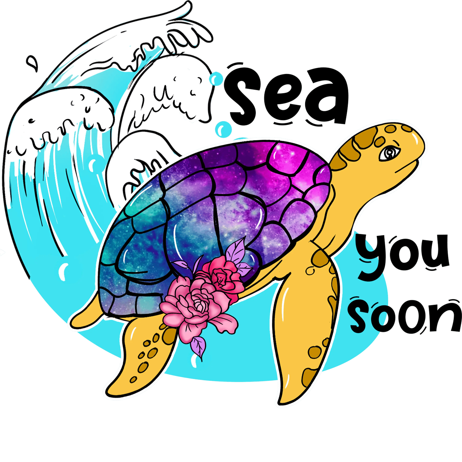 Sea You Soon Summer Design - DTF Ready To Press