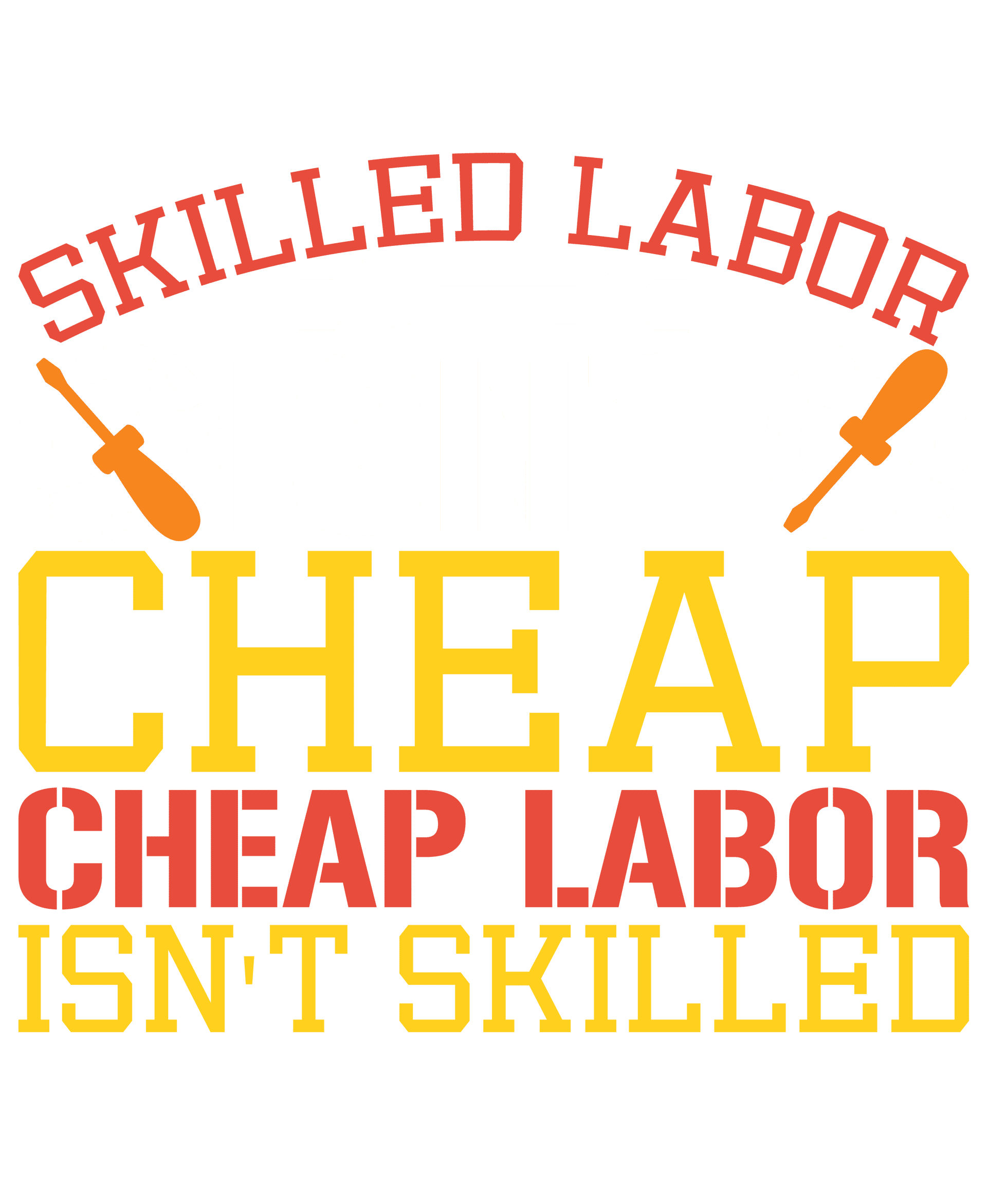 Skilled Labor DTF Heat Transfer, Isn't Cheap