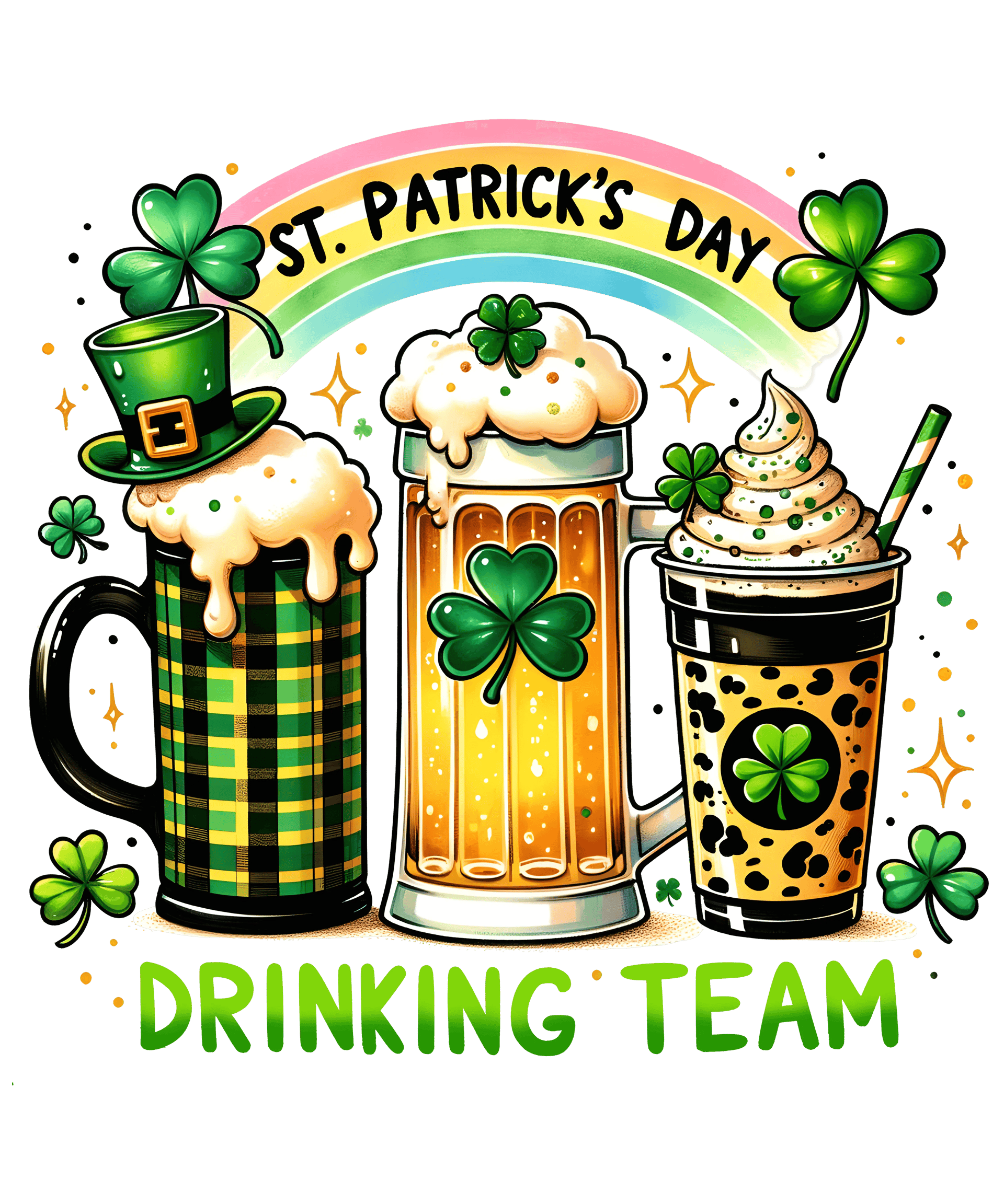 St. Patrick's Day Drinking Team Design