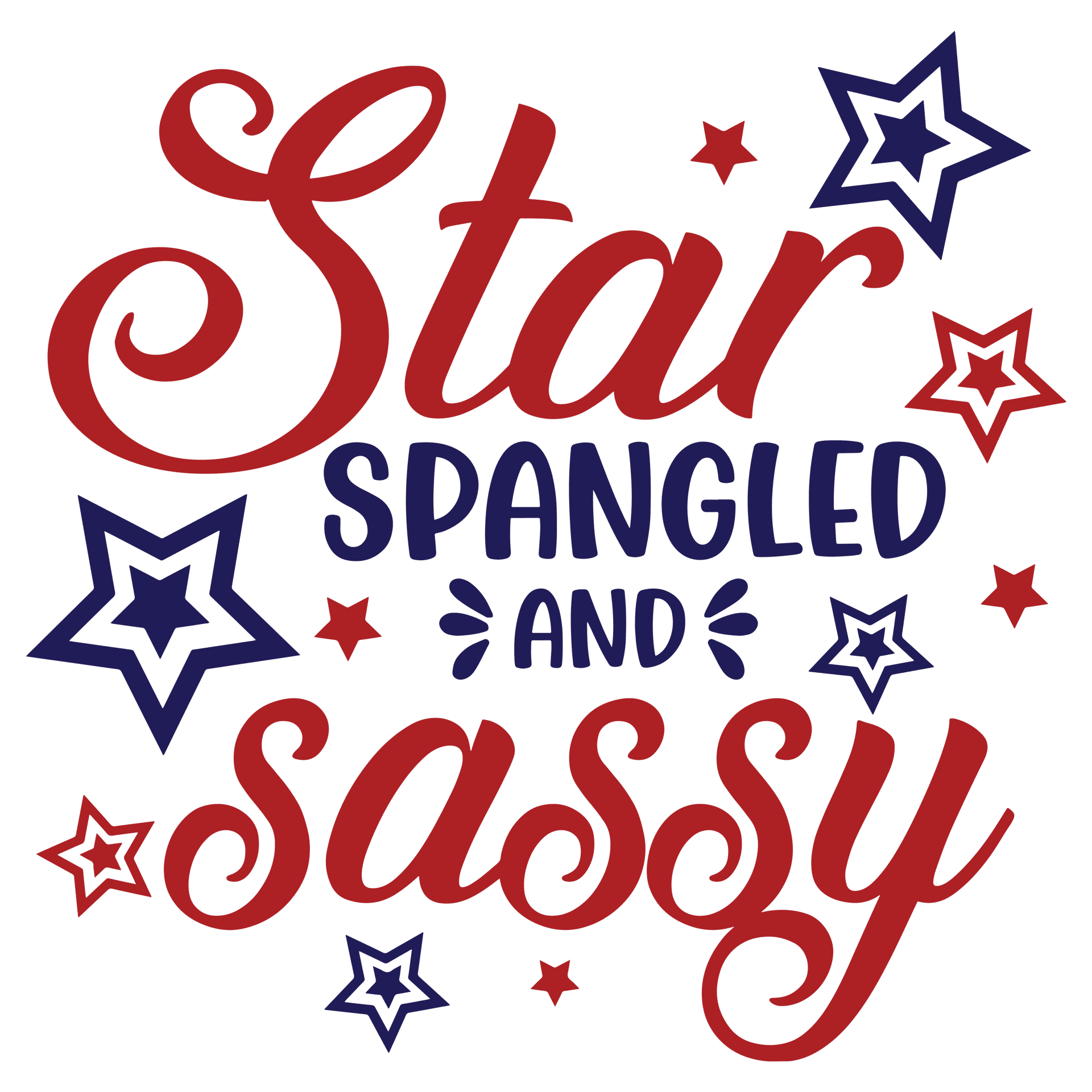 Star Spangled and Sassy 4th of July Design