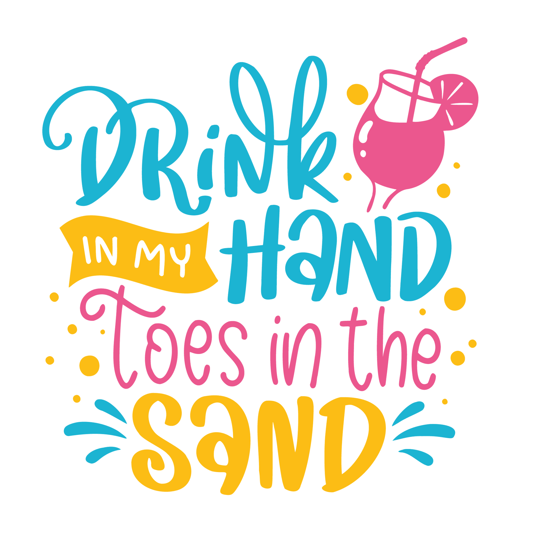 Summer Party Design - DTF Ready To Press