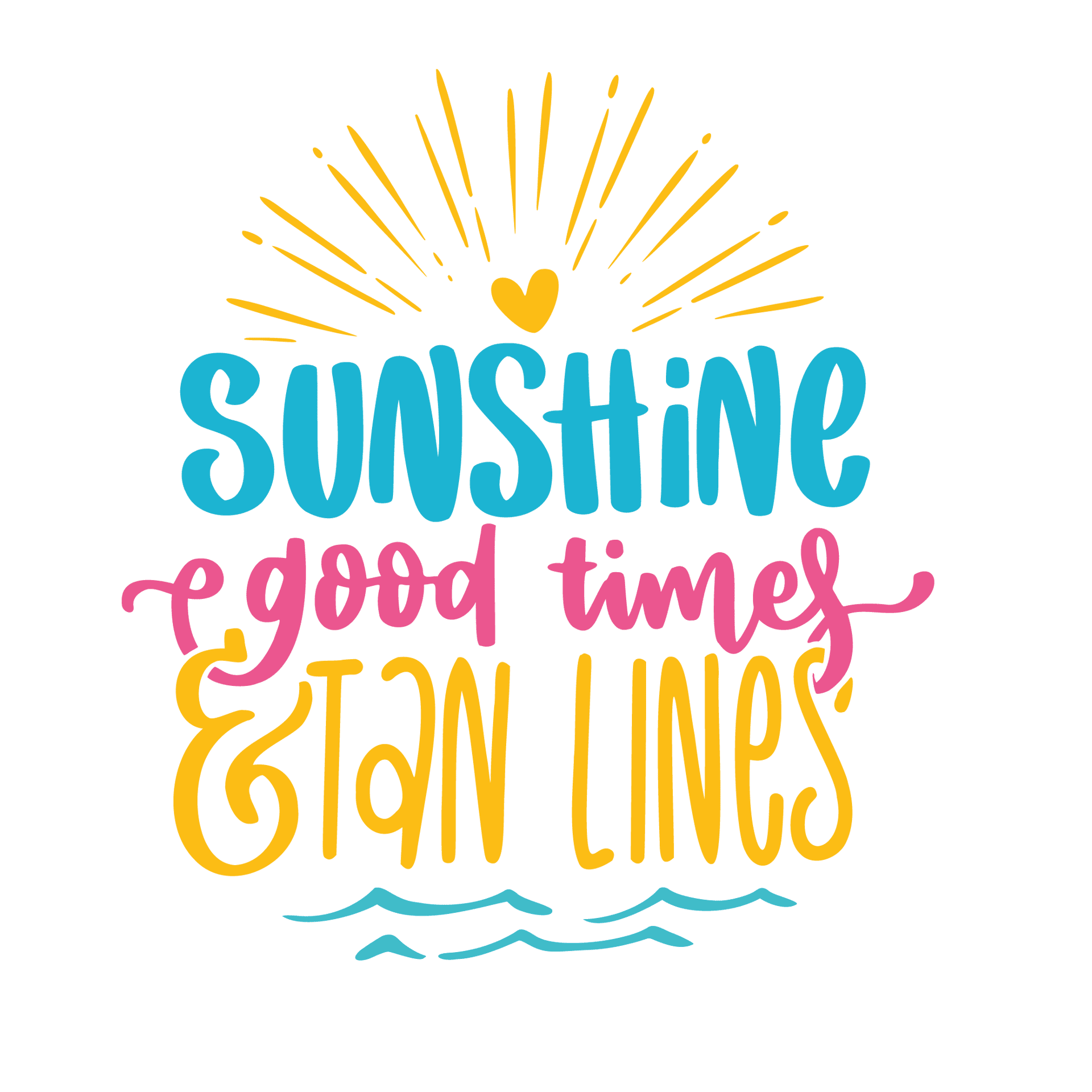 Sunshine DTF Design - Ready to Press
