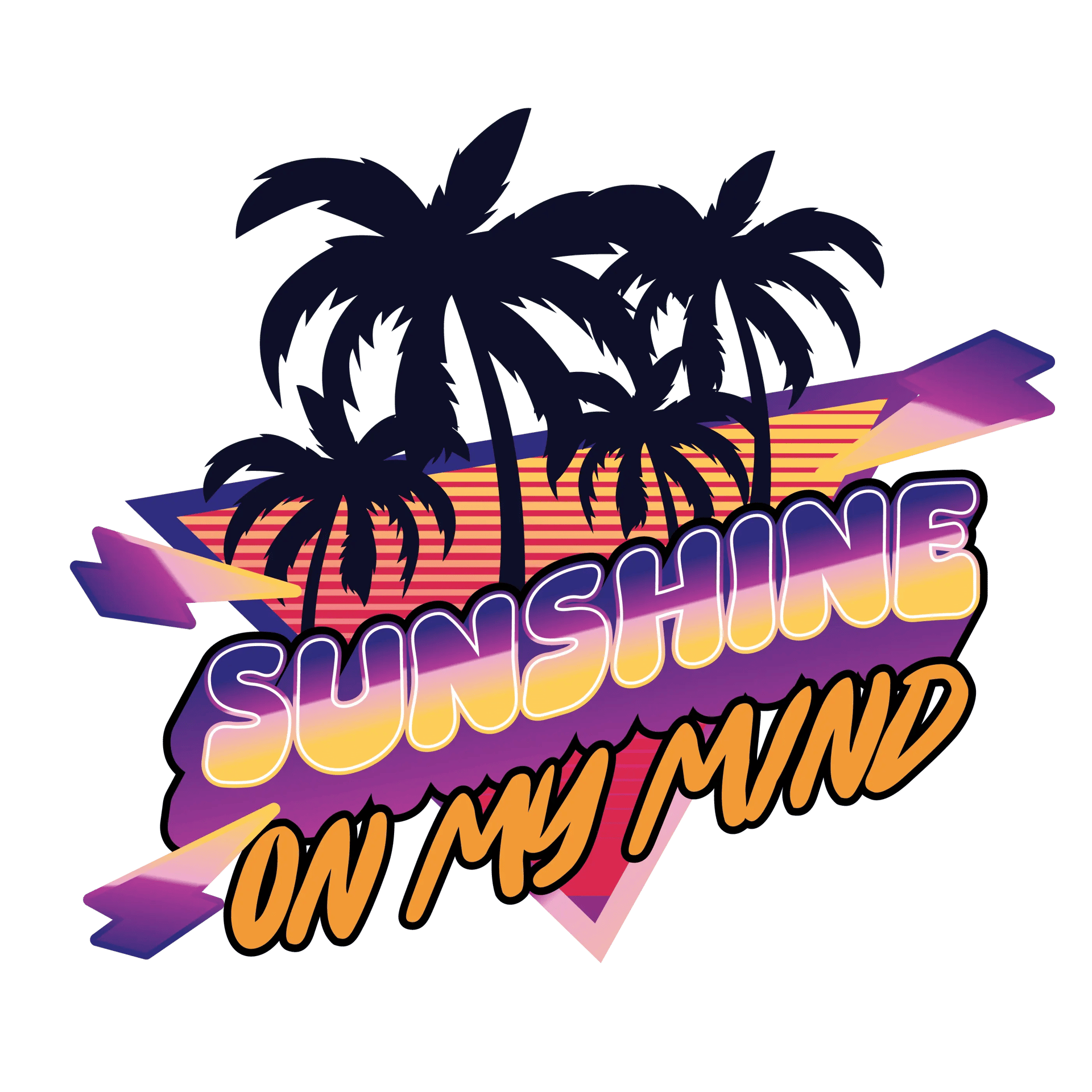 Sunshine on My Mind DTF Design Ready Press