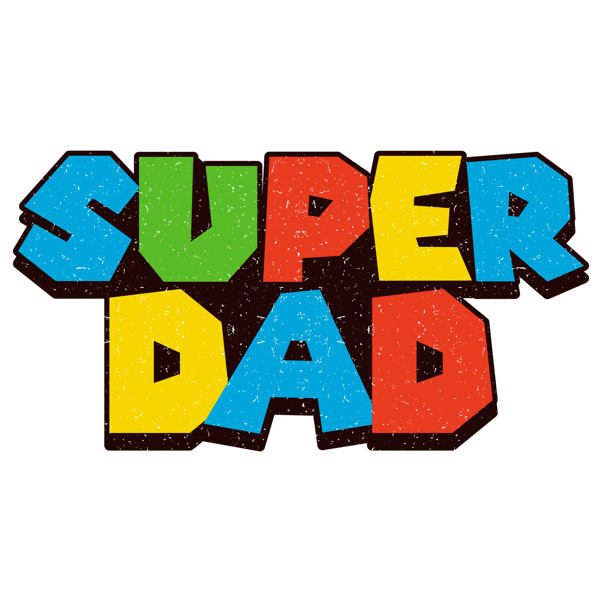 Super Dad DTF Design - Ready to Press