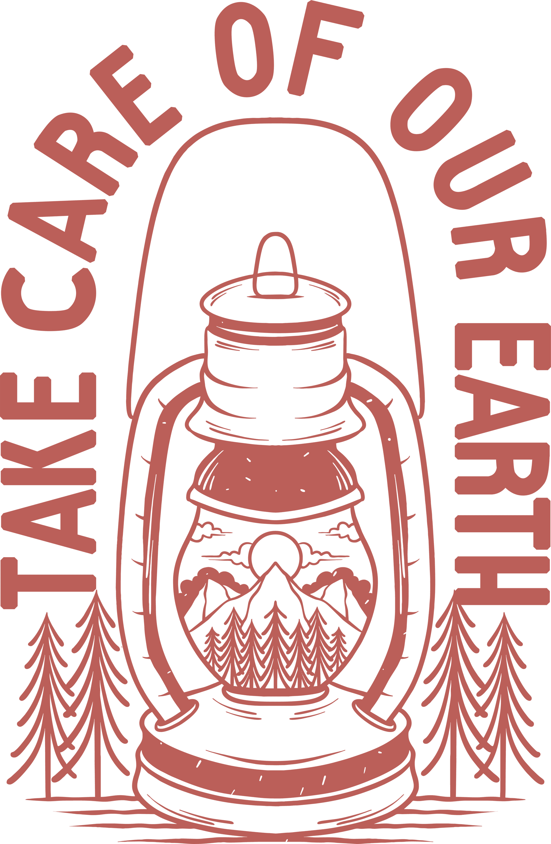 Take Care Of Our Earth Design - DTF Ready To Press