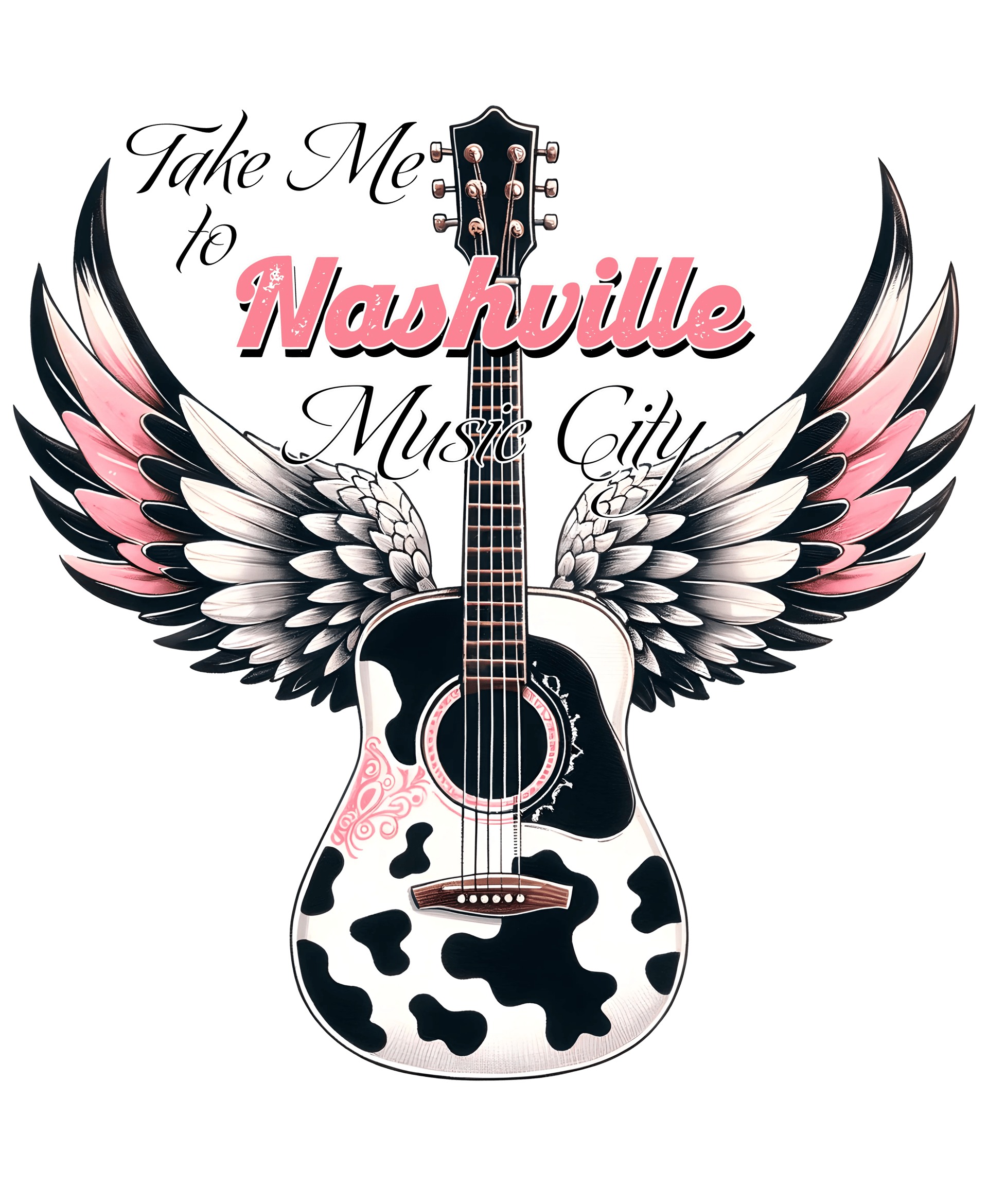 Take Me to Nashville DTF Design Ready Press