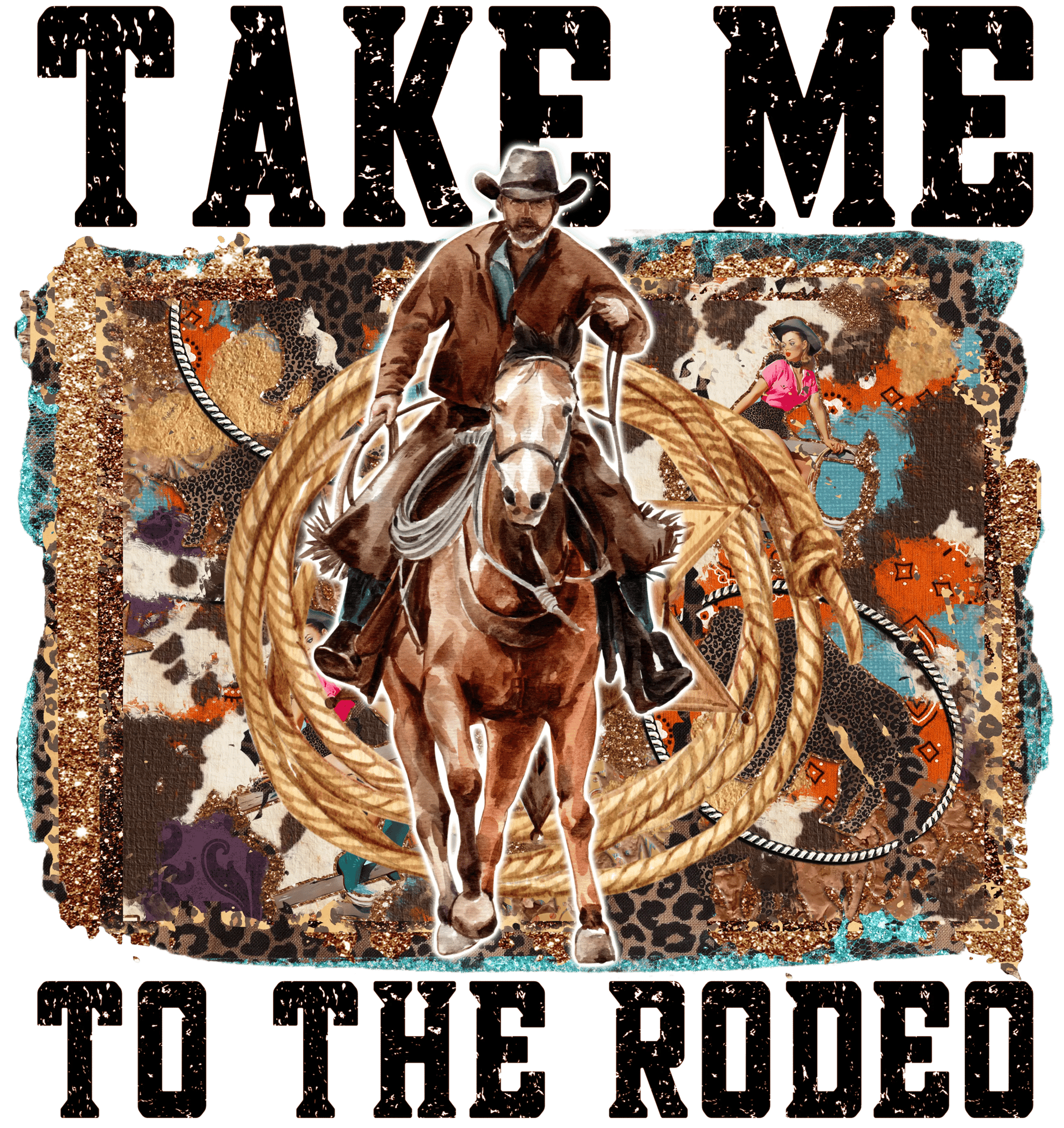 Take Me to the Rodeo Western Design