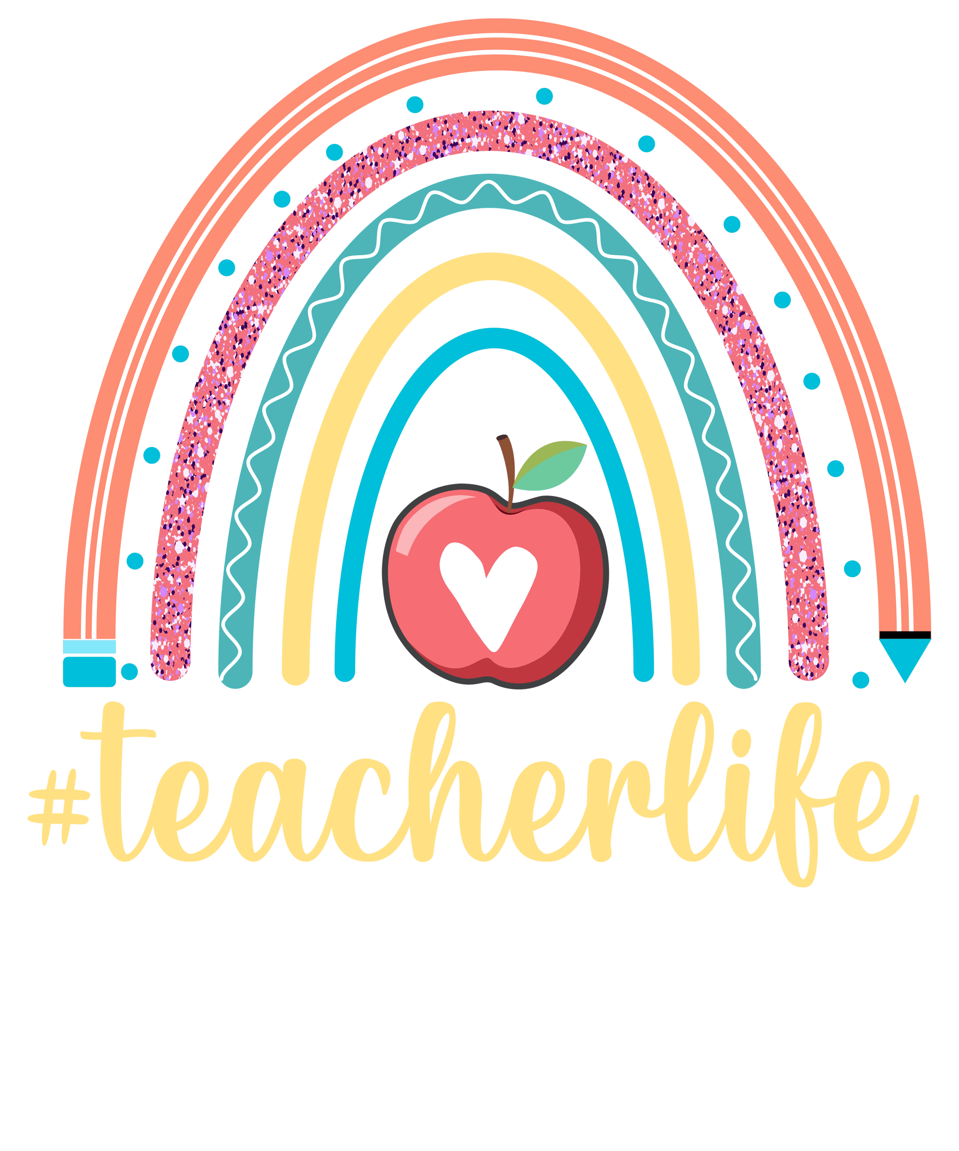 Teacher Life DTF Design - Ready to Press V2
