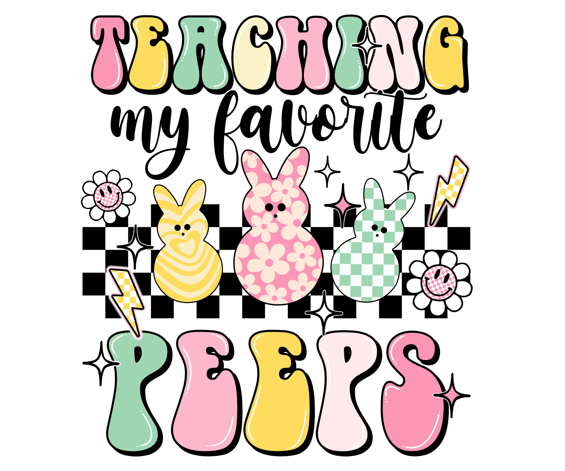 Teaching My Favorite Peeps Easter Design