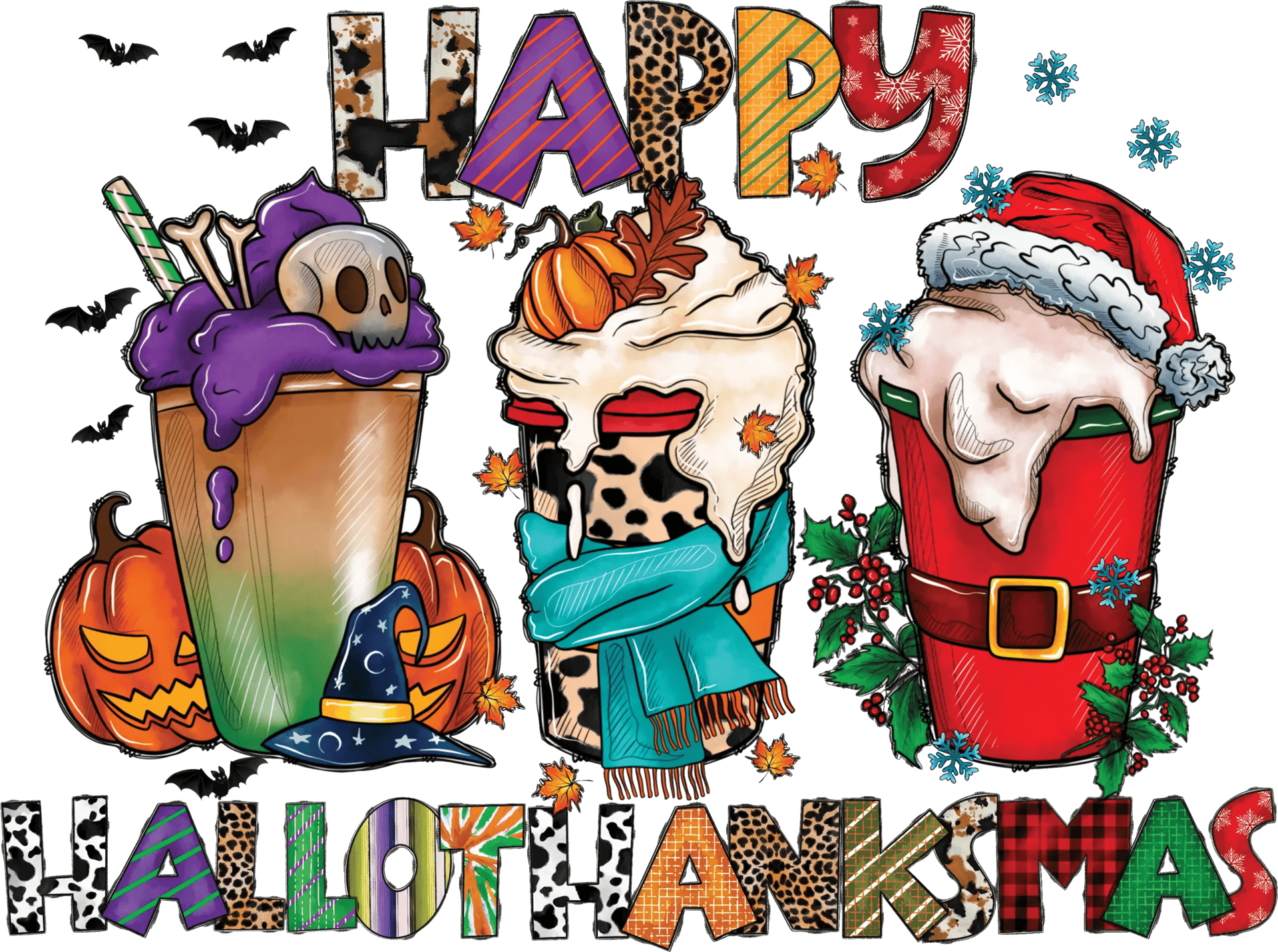 Thanksgiving Hallothanksmas Design