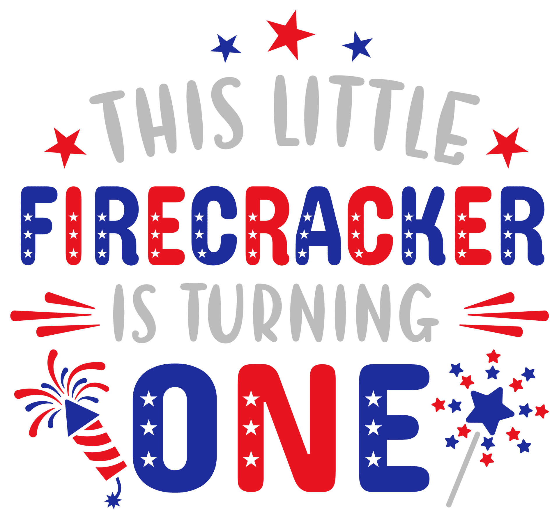 This Little Firecracker is Turning One July 4th
