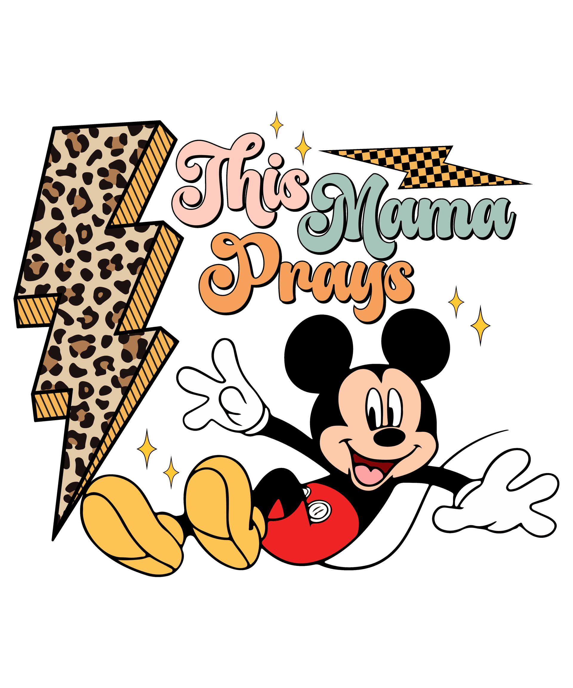 This Mama Prays Design DTF Ready to Press