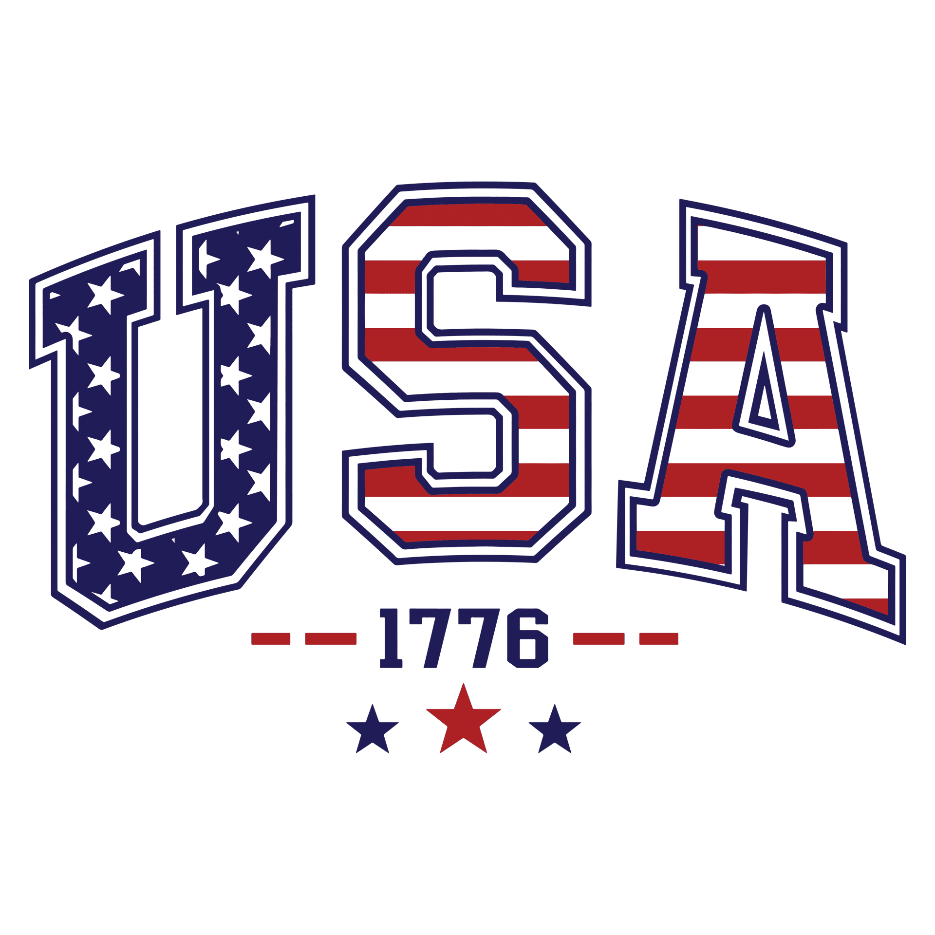 USA 1776 DTF Design - Ready to Press V1
