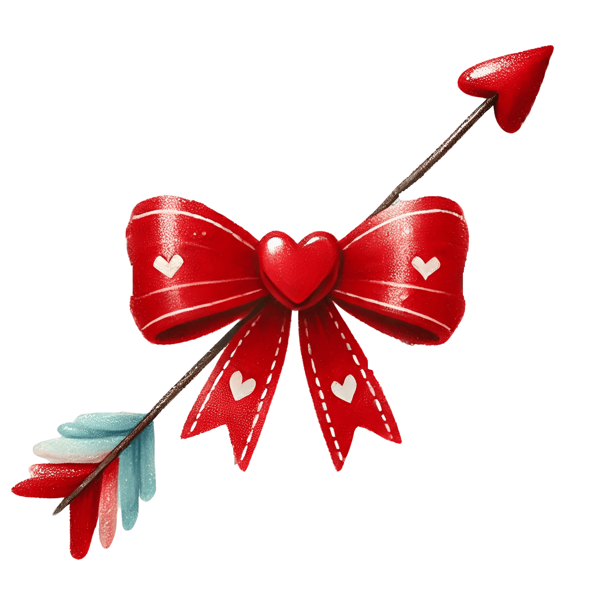 Valentine's Day Bow And Arrow Design