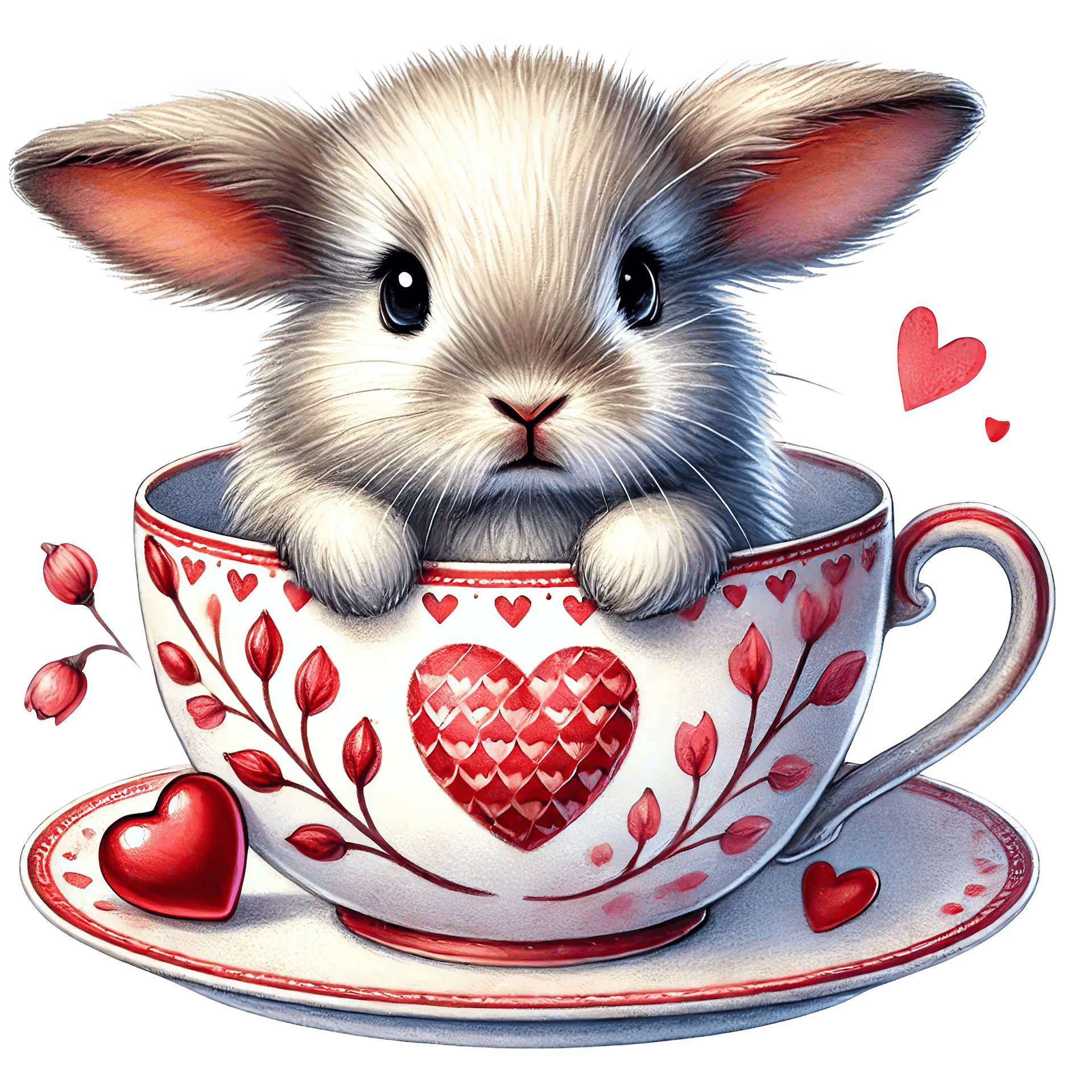 Valentine's Day Bunny Love Design