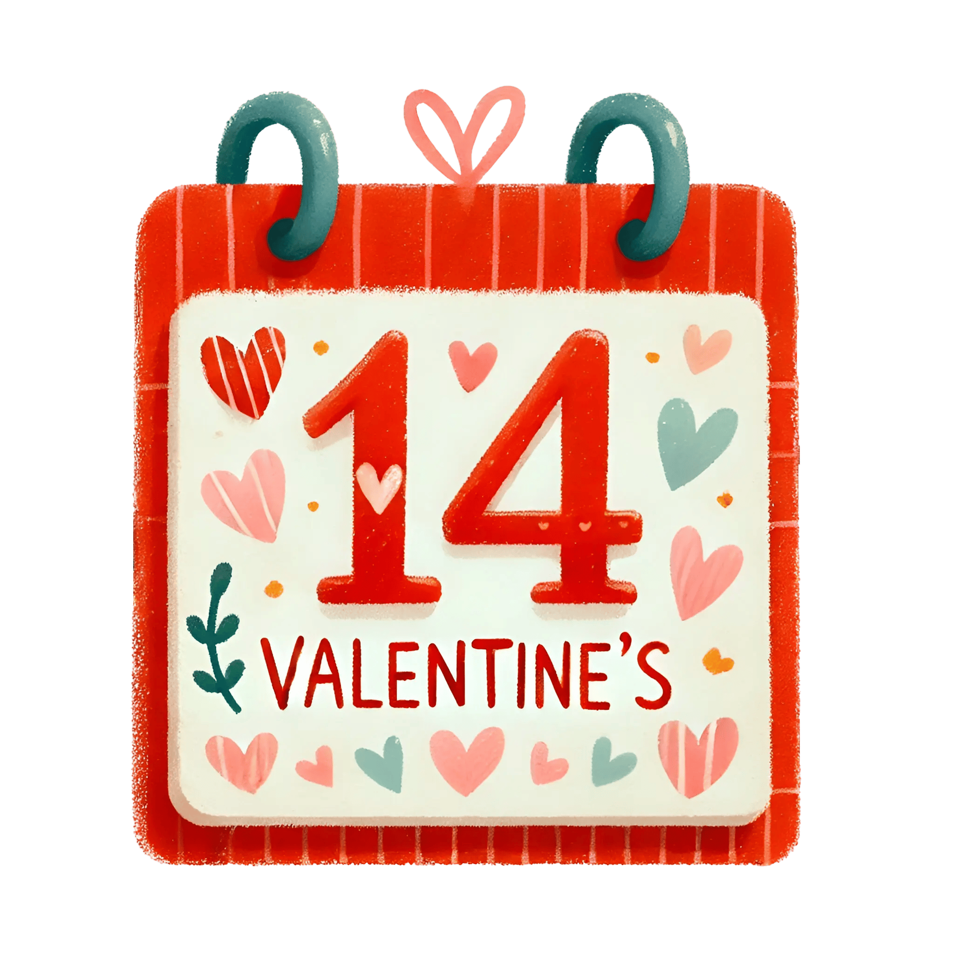 Valentine's Day Calendar Design