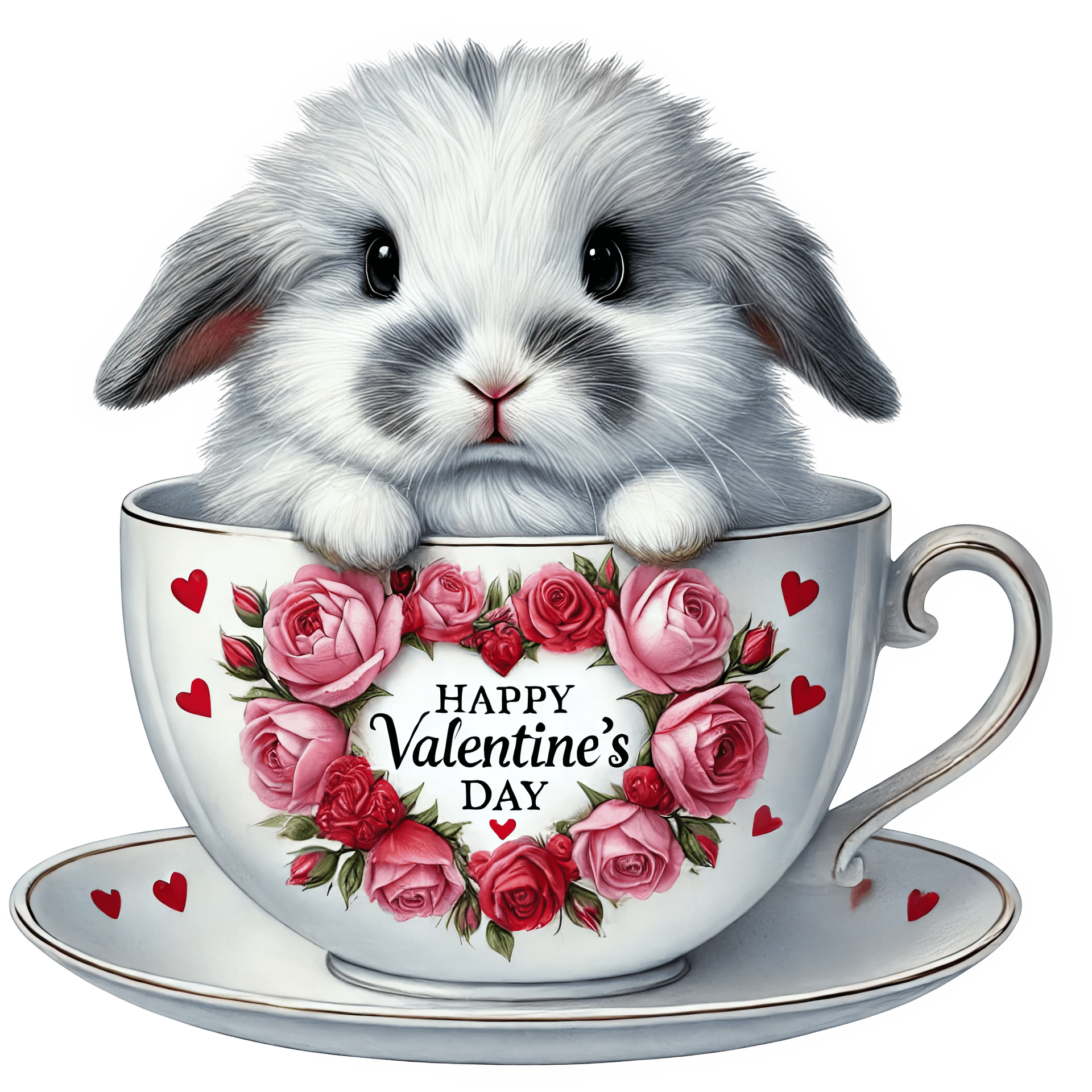 Valentine's Day Love Bunny Design