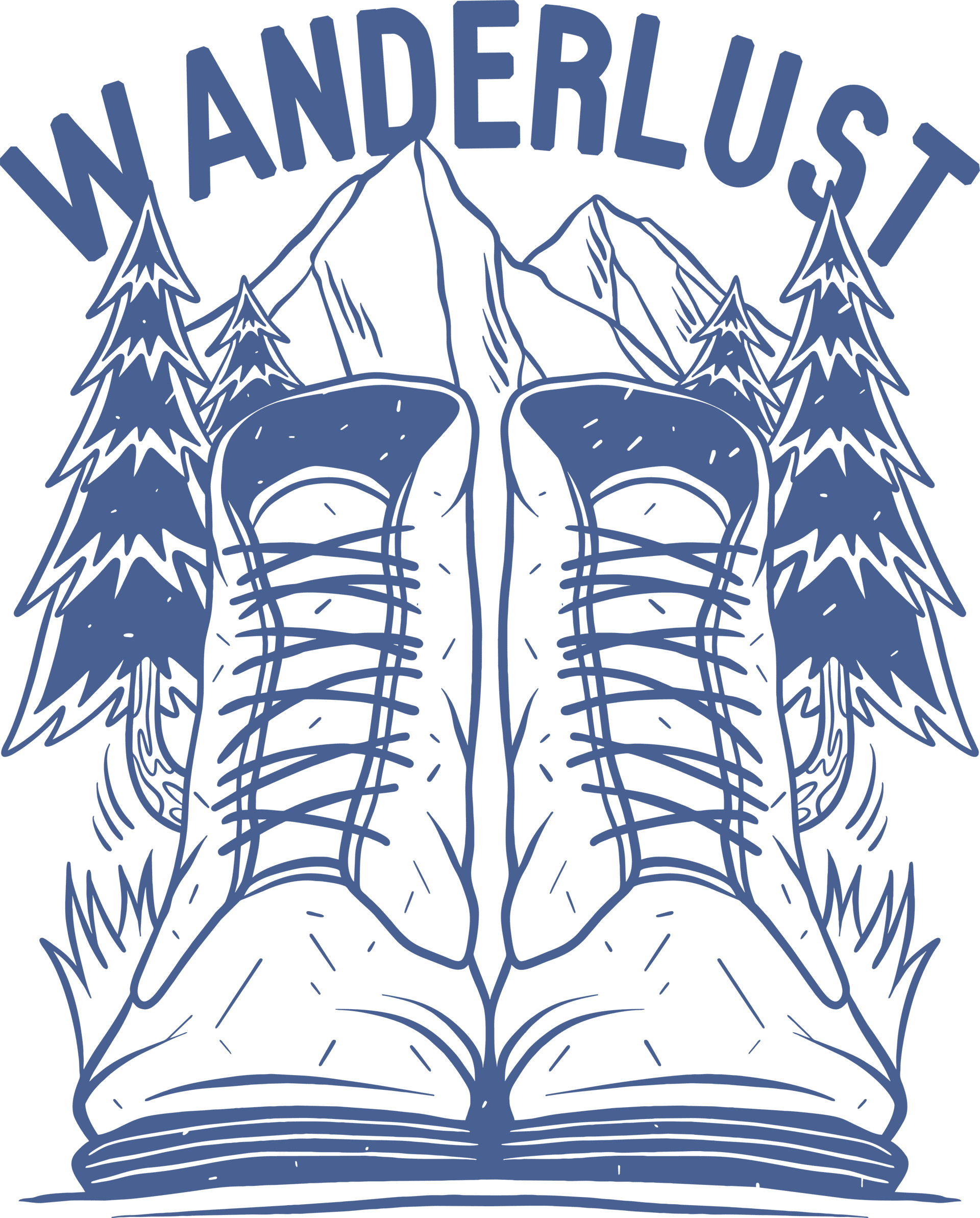 Wanderlust Design - DTF Ready To Press