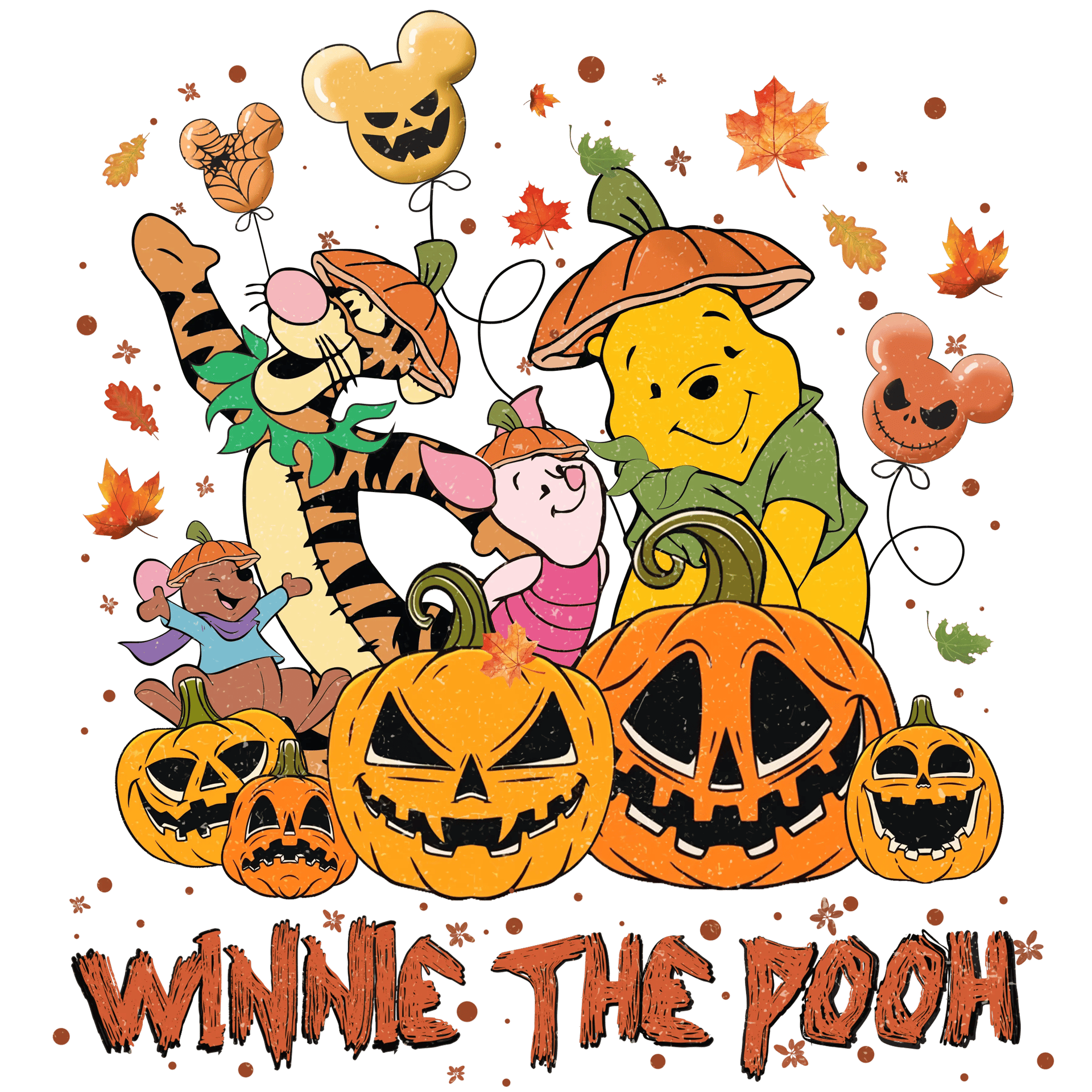 Winnie the Pooh Halloween Design