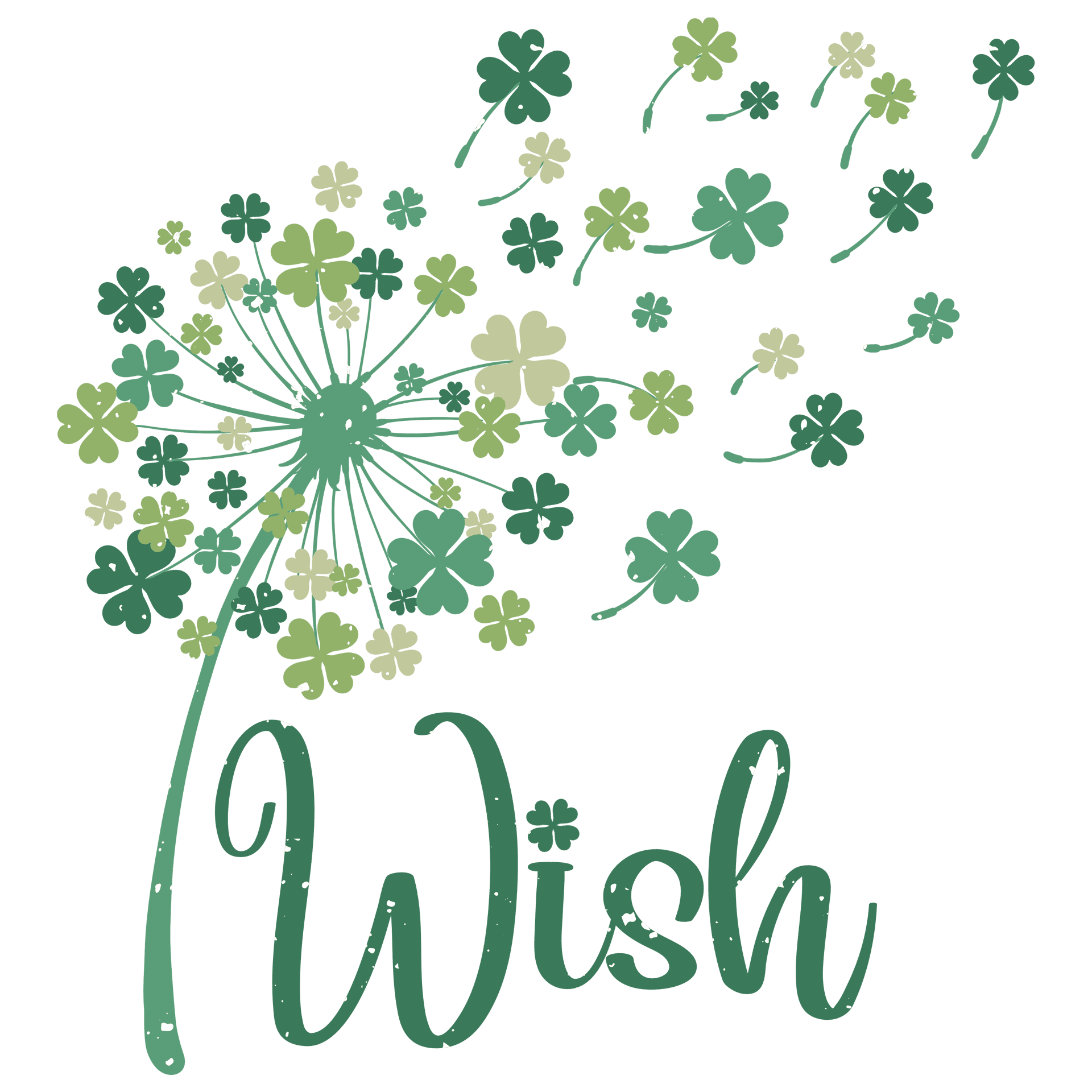 Wish Clover Saint Patrick's Day Design