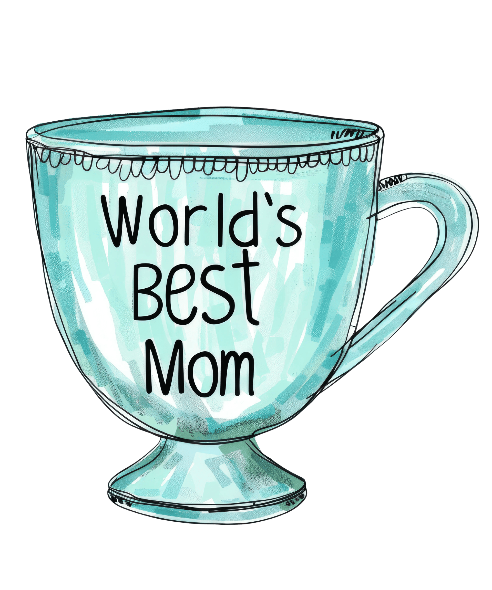 World's Best Mom Design - DTF Ready to Press V2